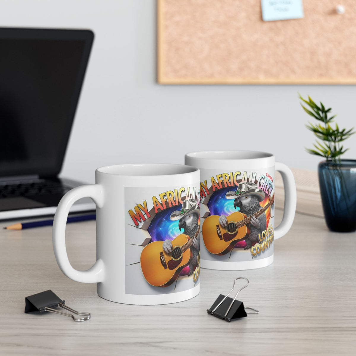My Green Quaker Loves Country Mug