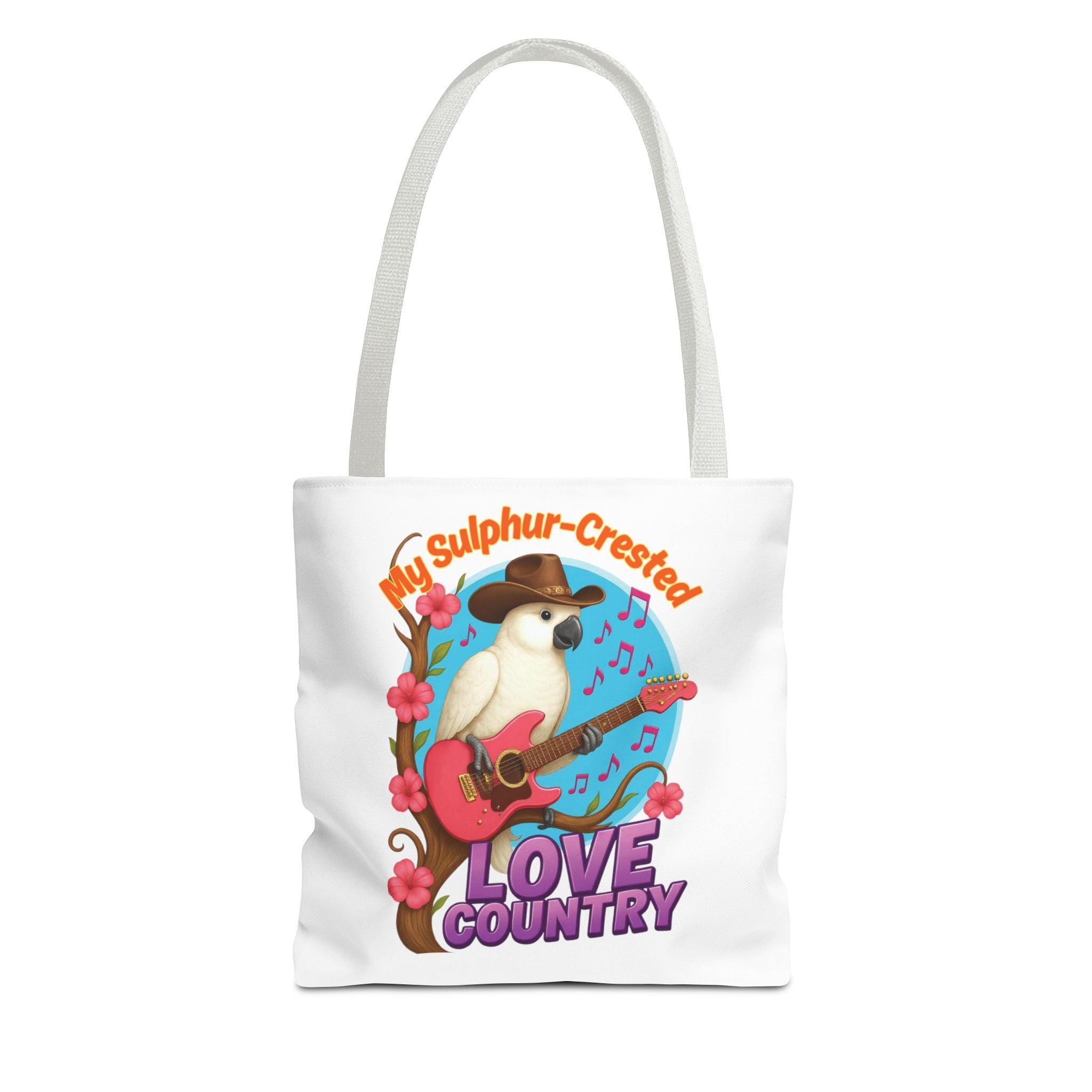 Sulphur-Crested Love Country Tote Bag