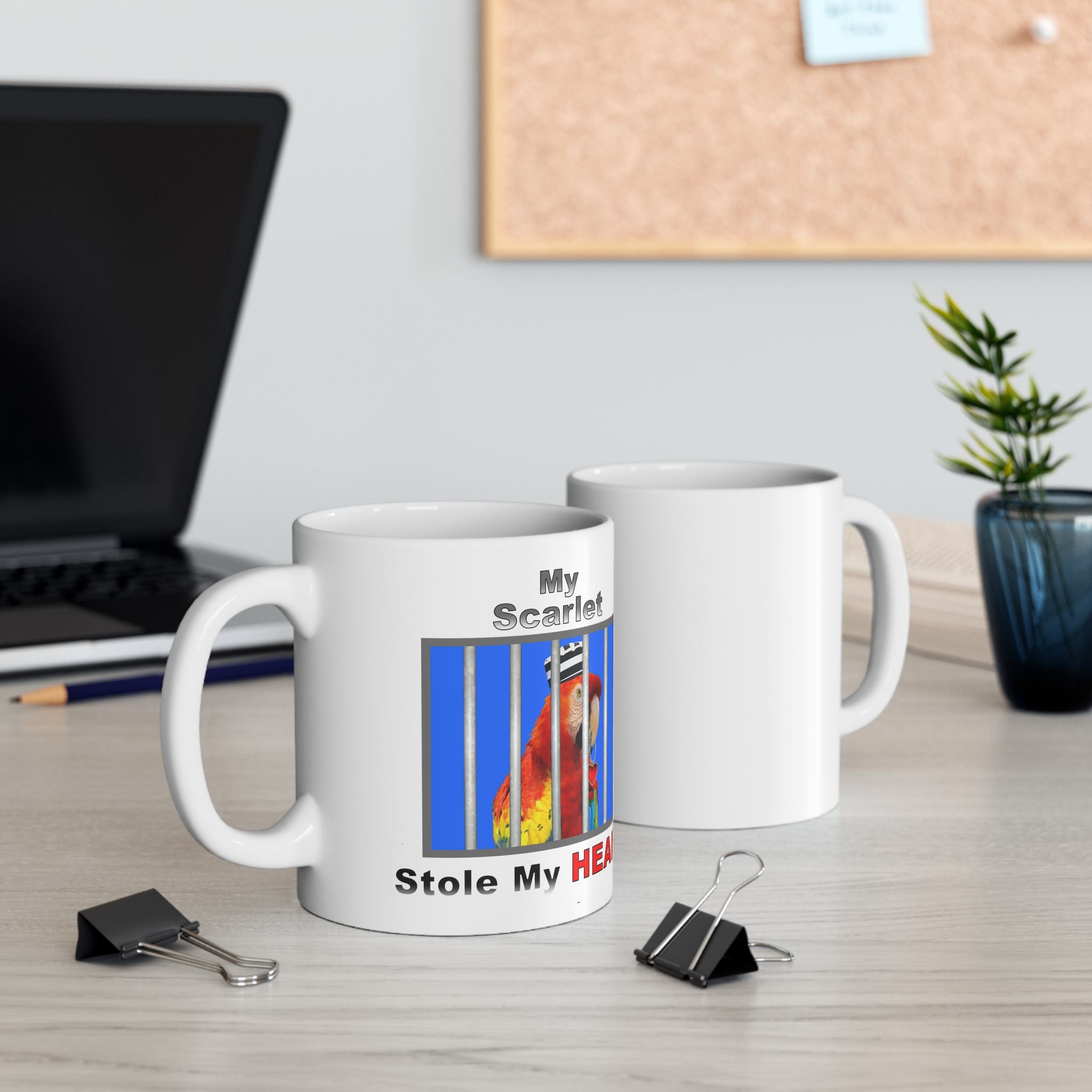 My Red Scarlet Stole My Heart Mug
