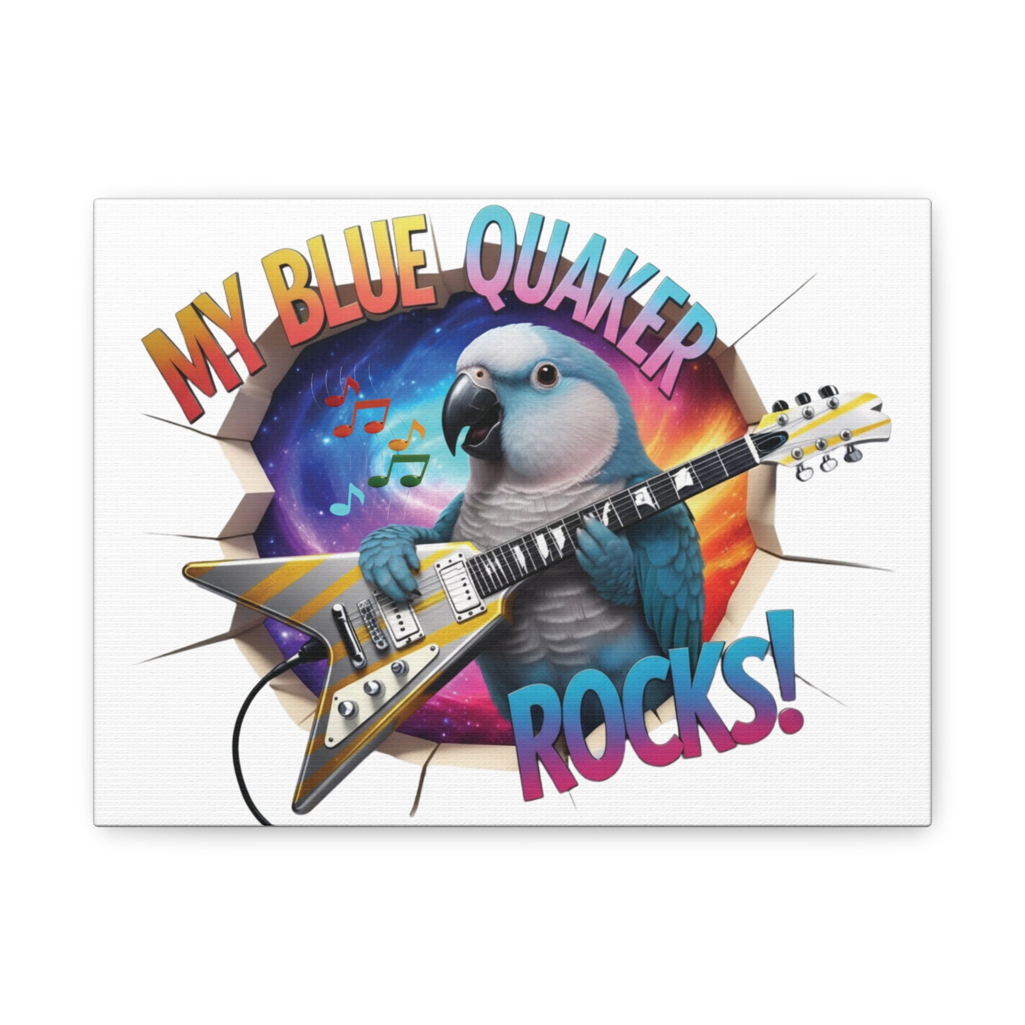 My Blue Quaker Rocks Wall-Hanging