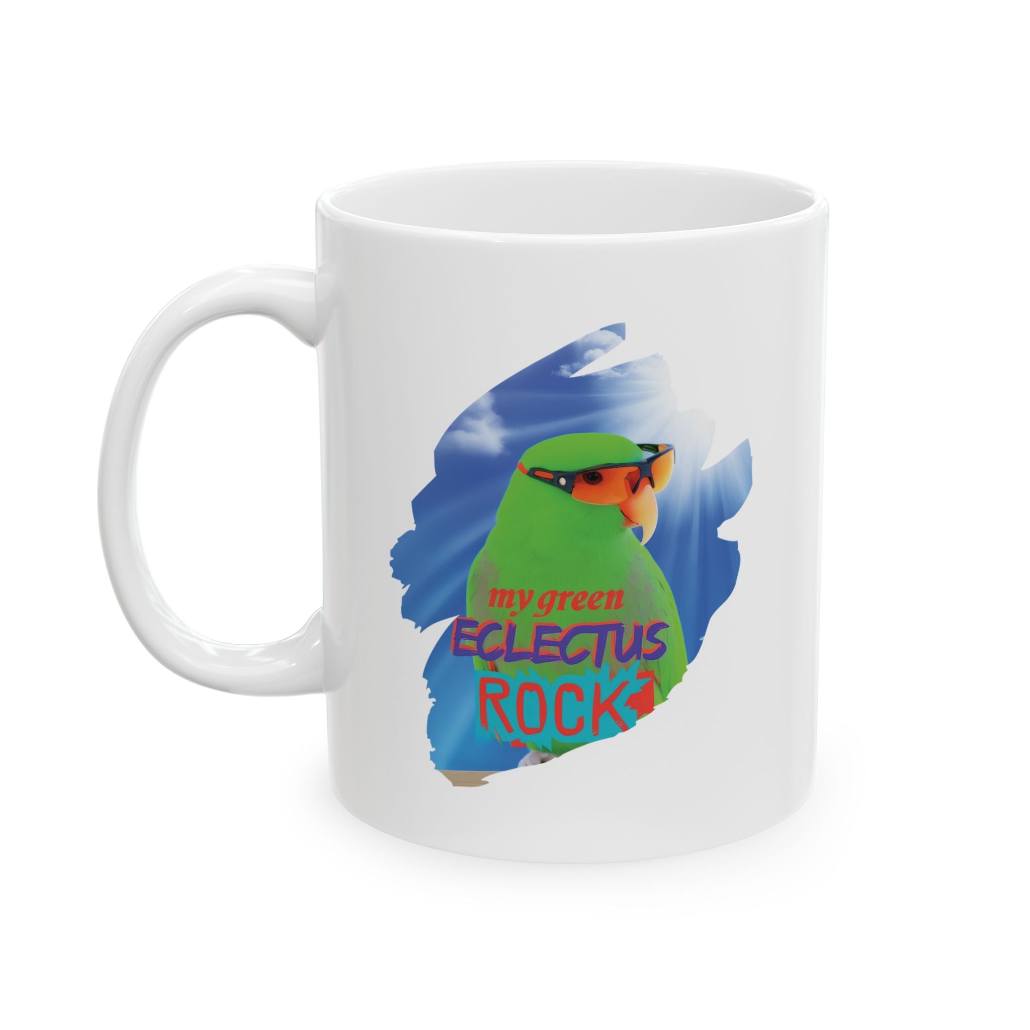 Green Eclectus Mug
