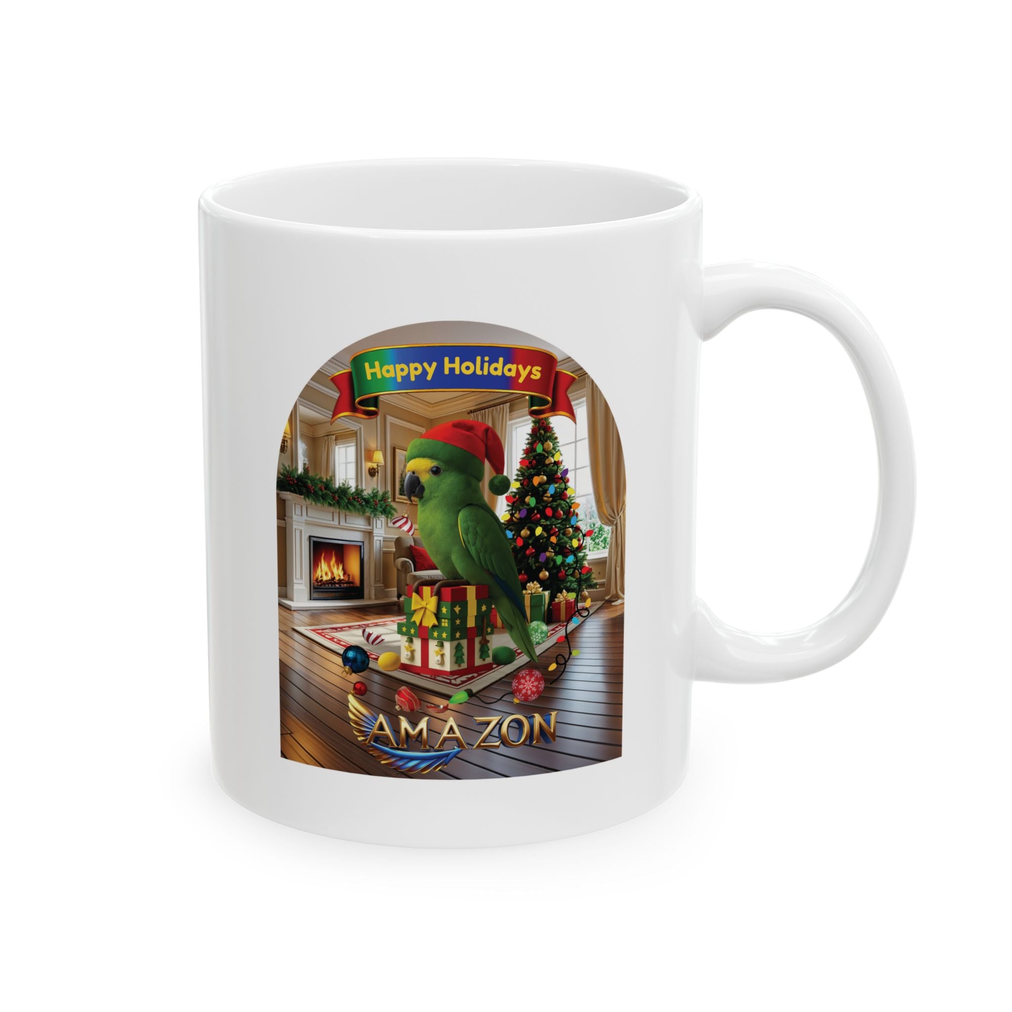 Happy Holidays Amazon Mug