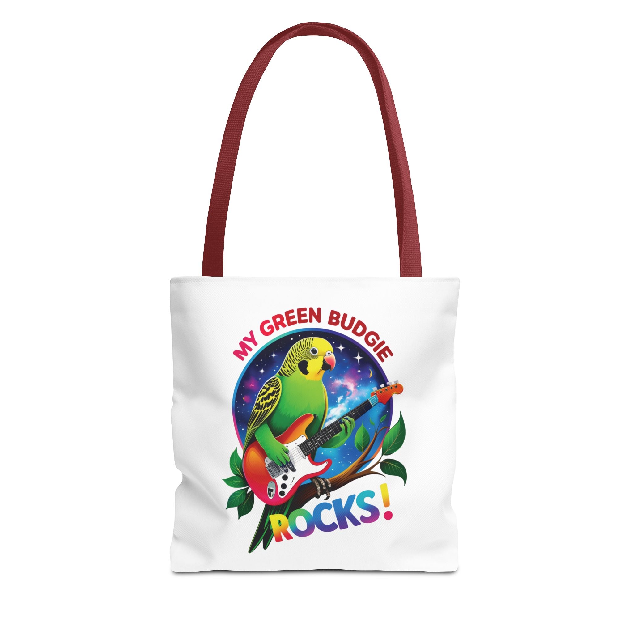 My Green Budgie Rocks Tote Bag