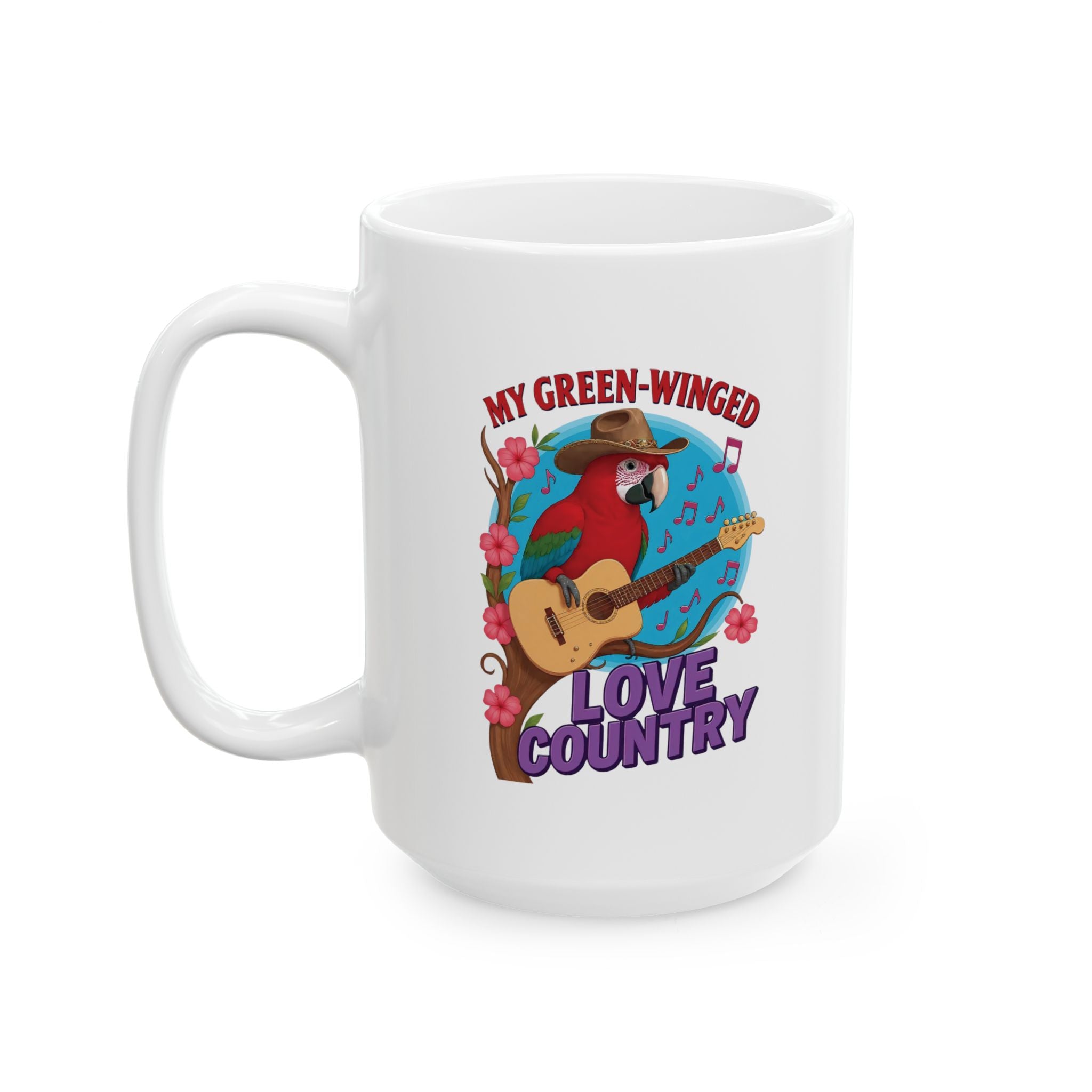 My Green-Winged Loves Country Mug