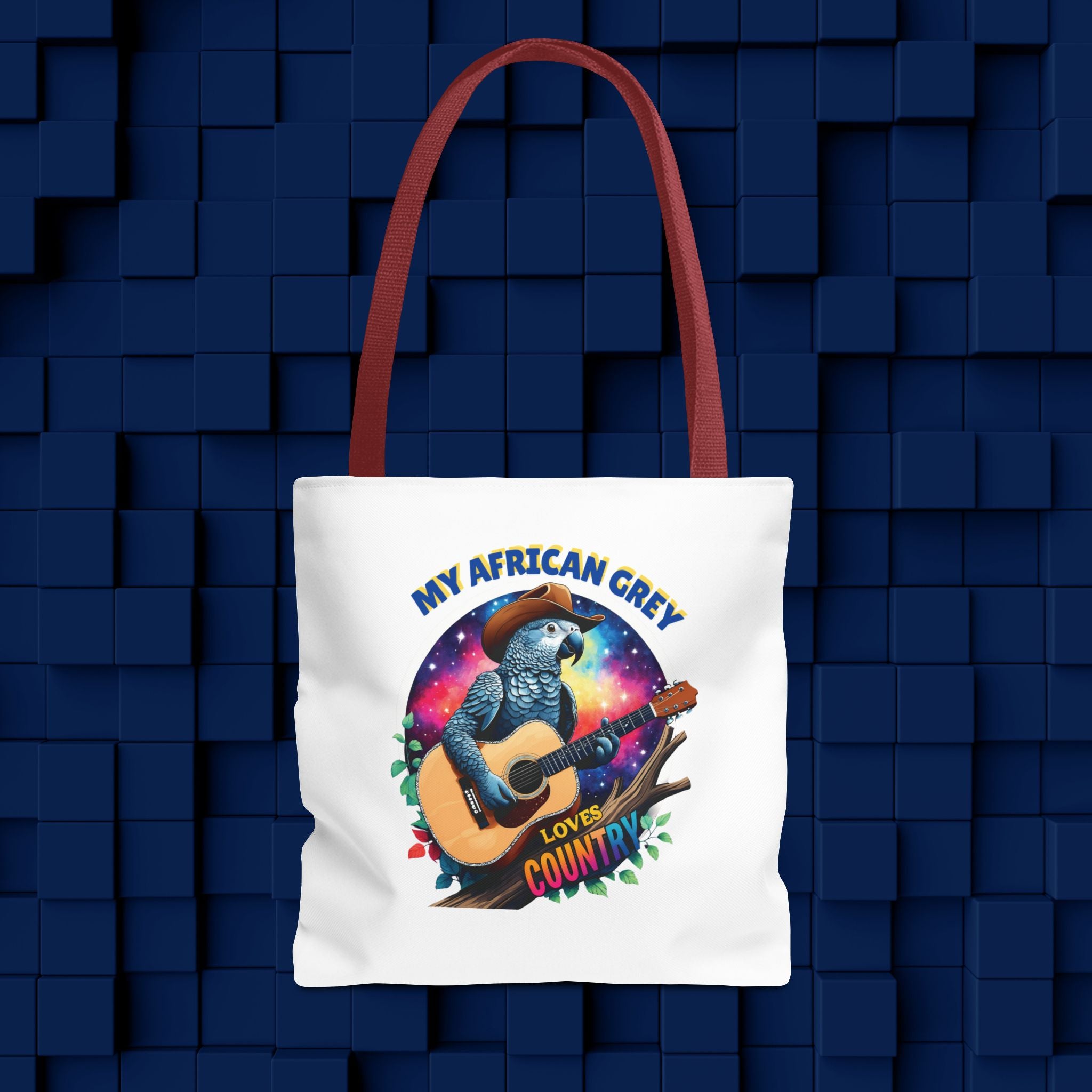 Tote Bag With African Grey Design