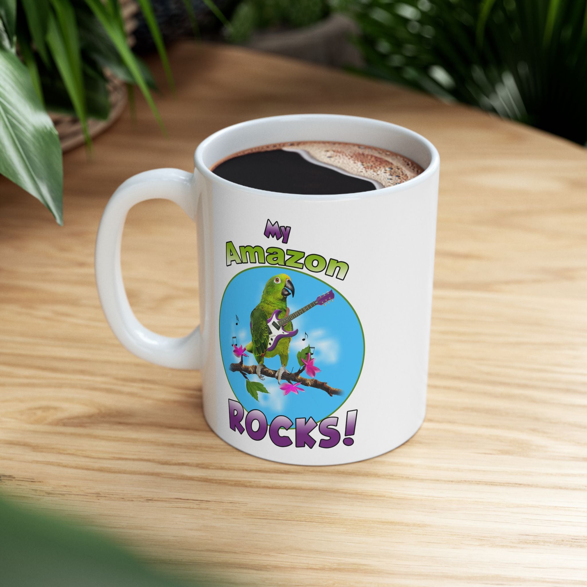 My Amazon Rocks Guitar Mug