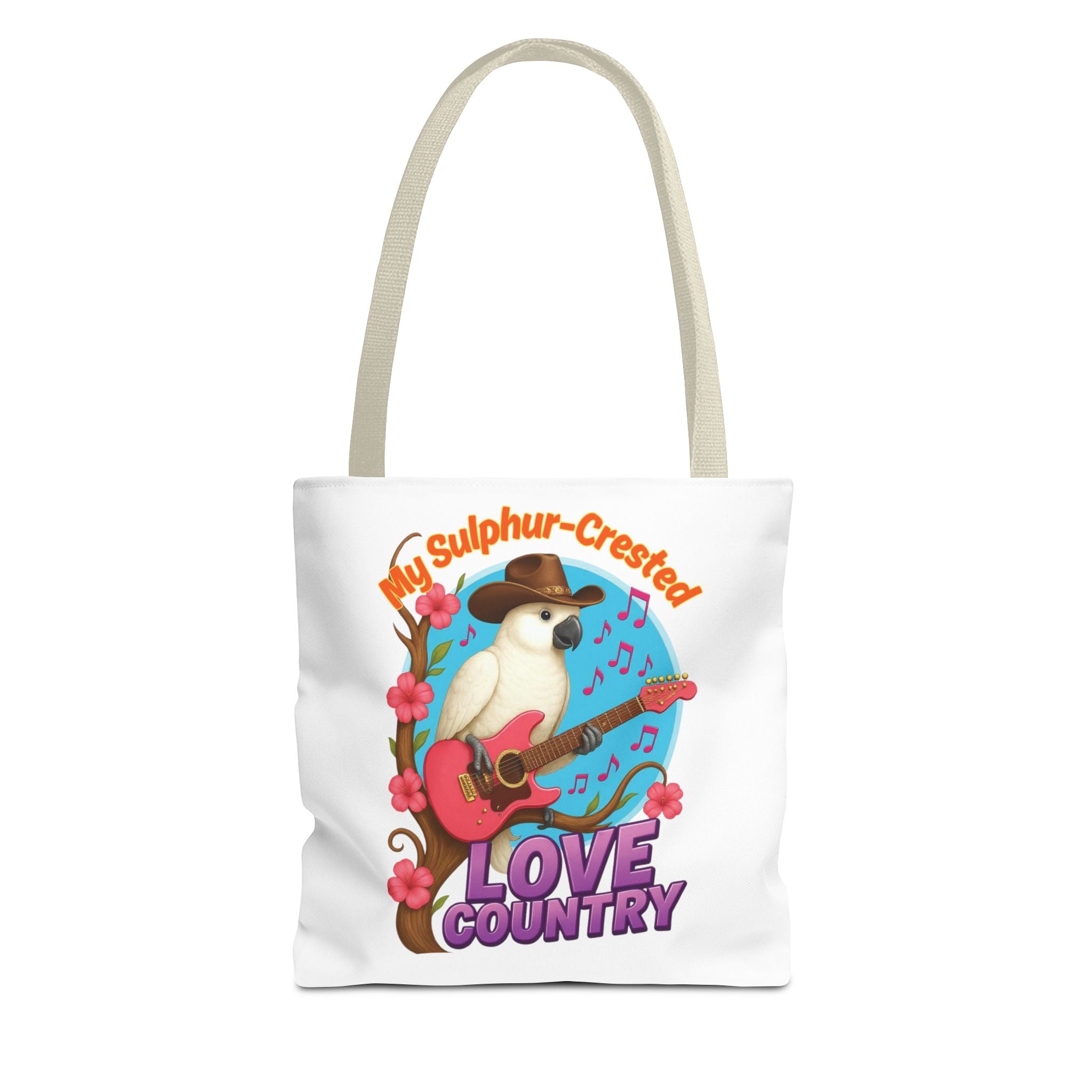 Sulphur-Crested Love Country Tote Bag