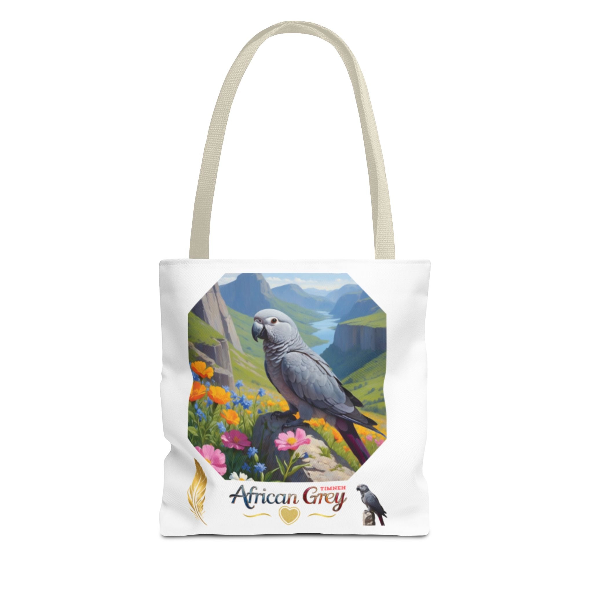 African Grey Timneh Valley Tote Bag