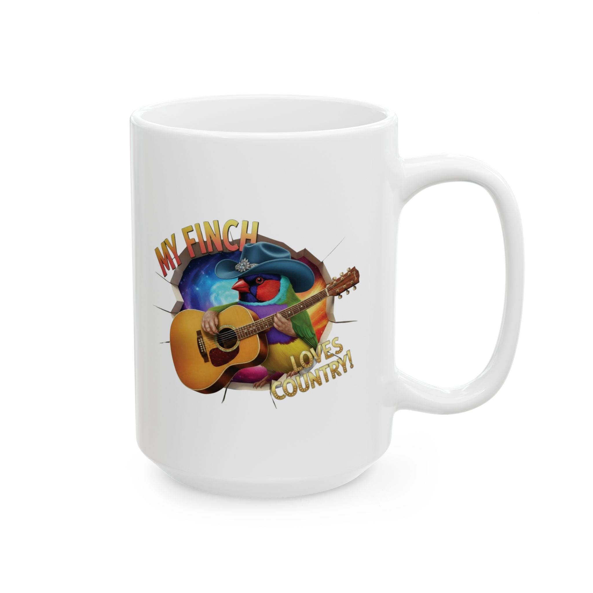 My Finch Loves Country Mug