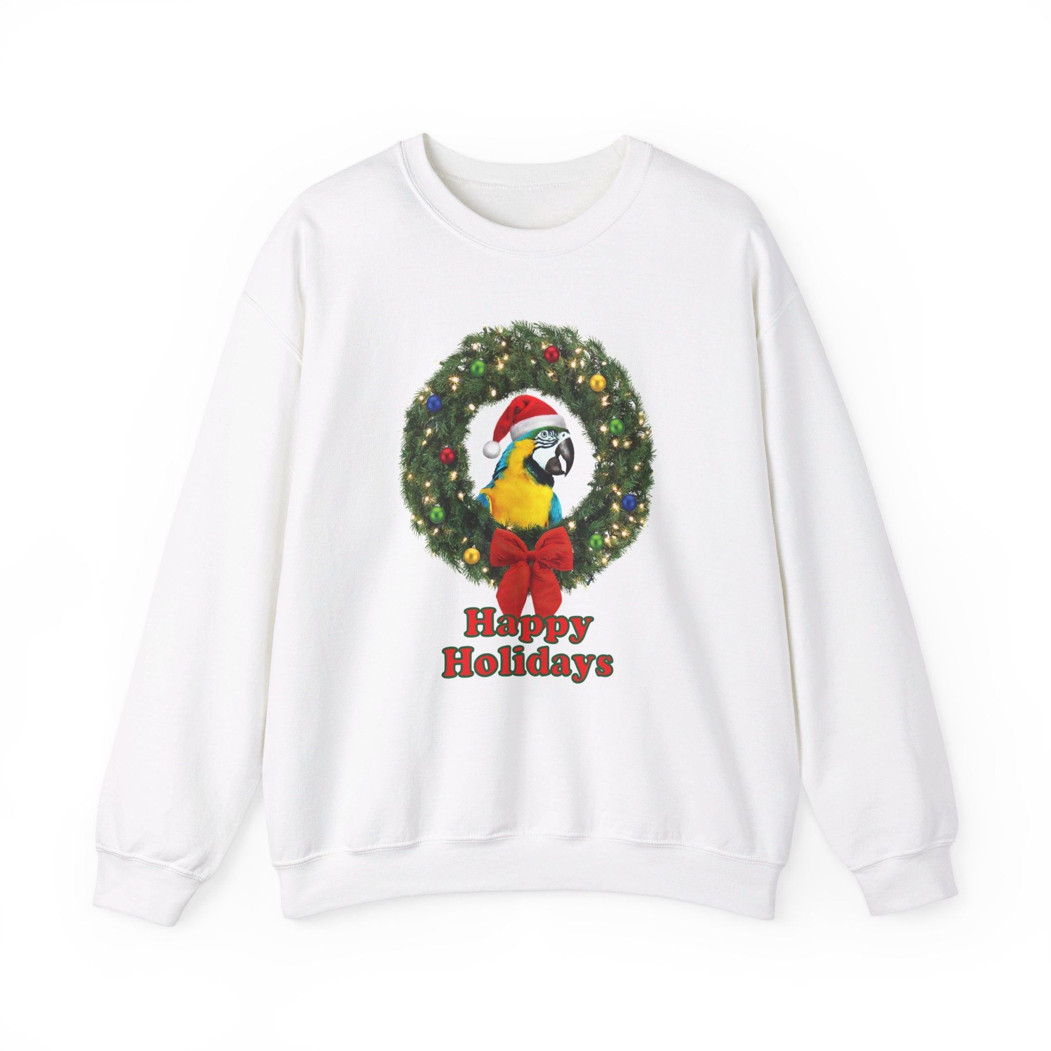Happy Christmas Holidays Blue And Gold Sweatshirt