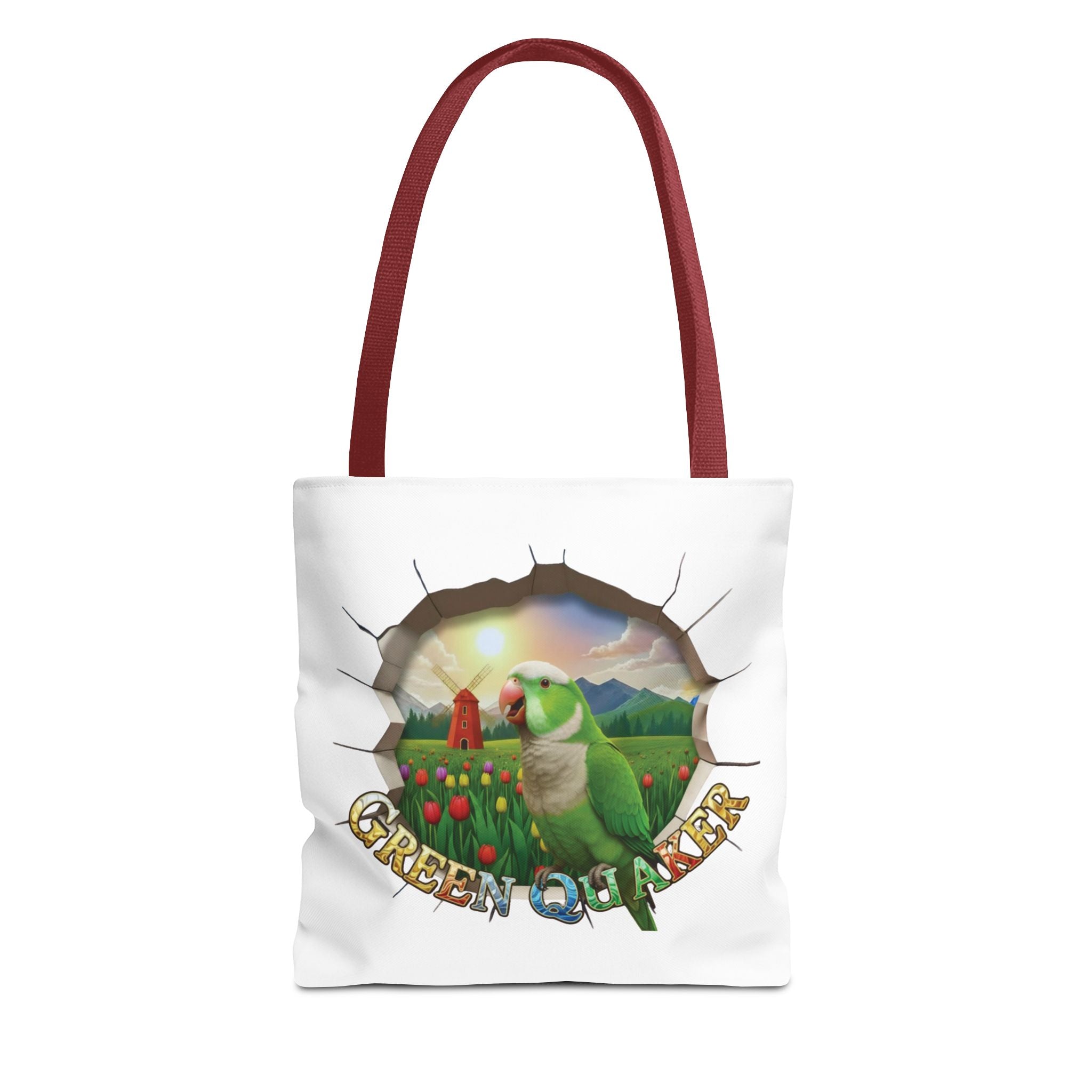 Green Quaker Floral Tote Bag
