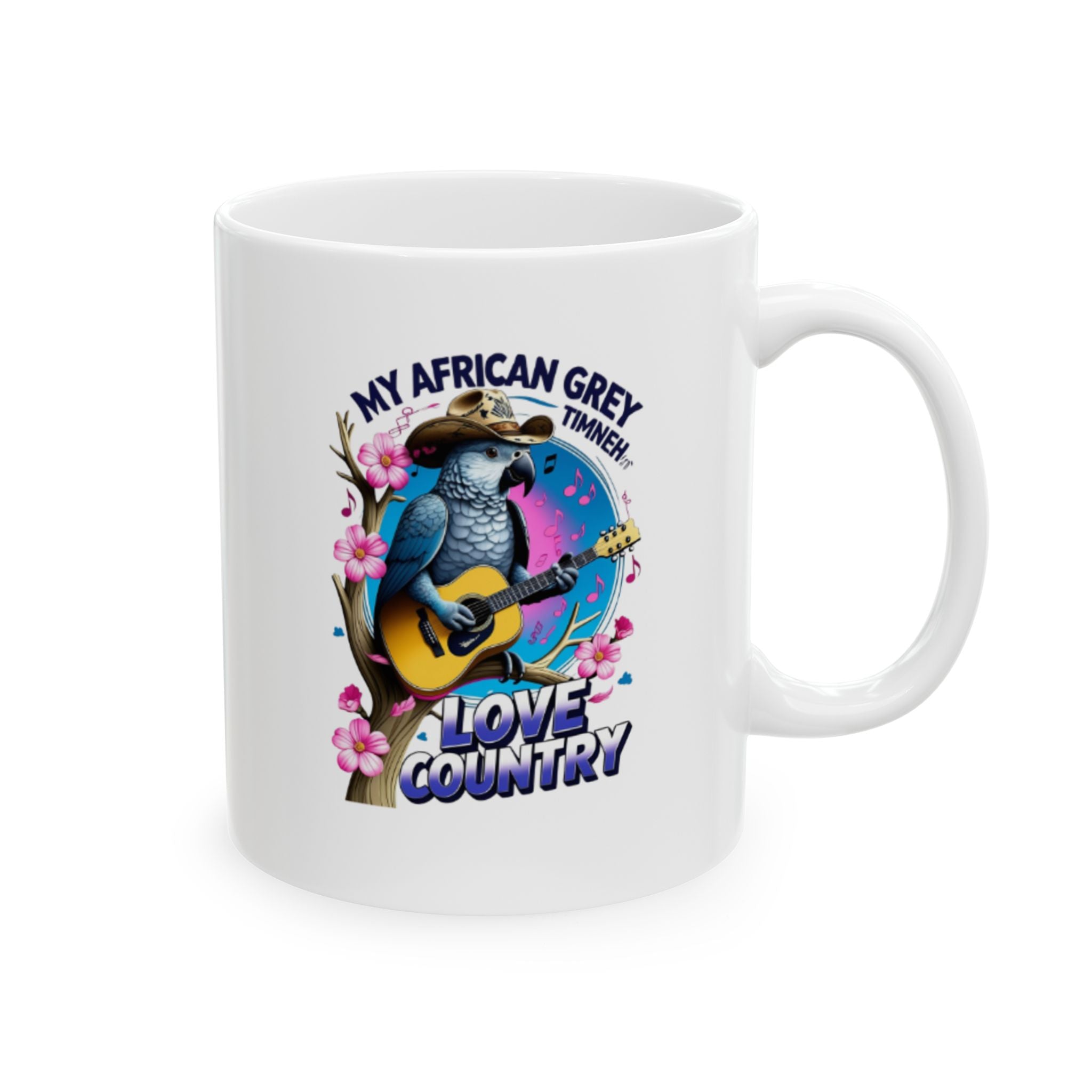 African Grey Timneh Love Country Mug