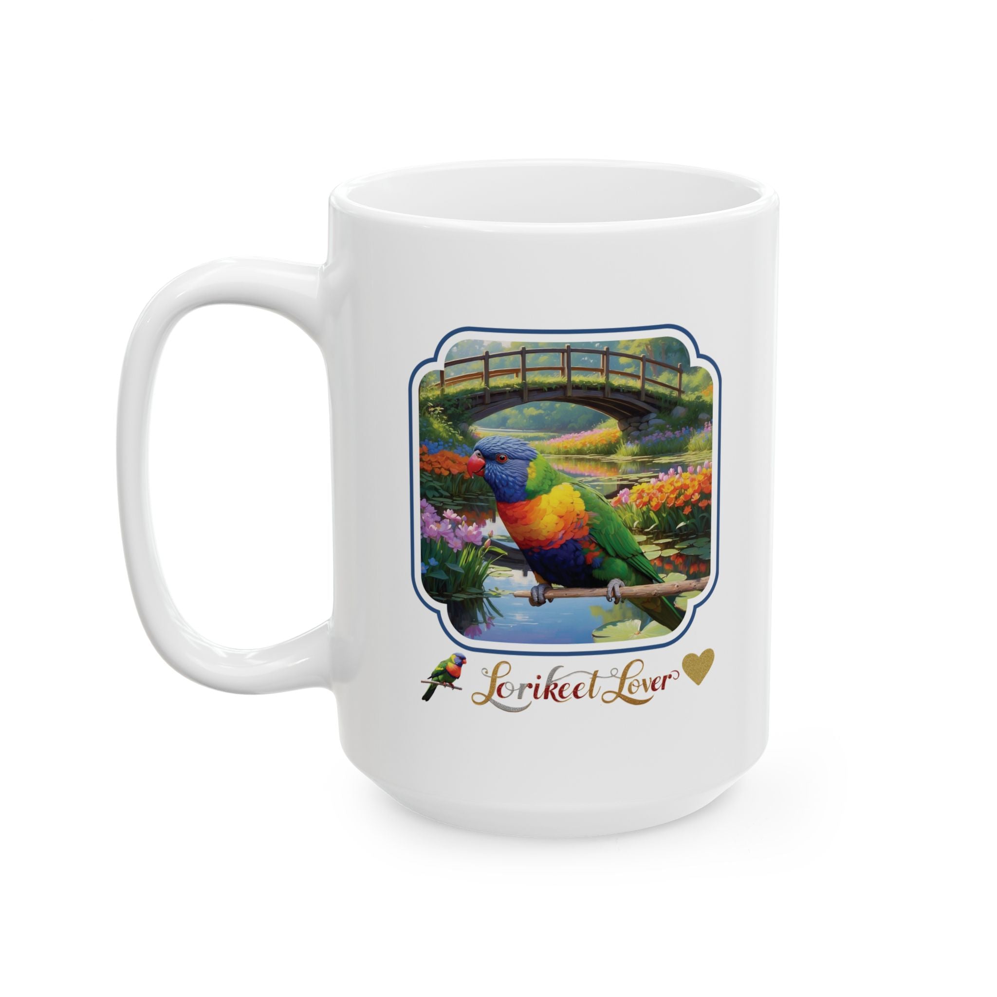 Lorikeet Lover Bridge Scenic Mug