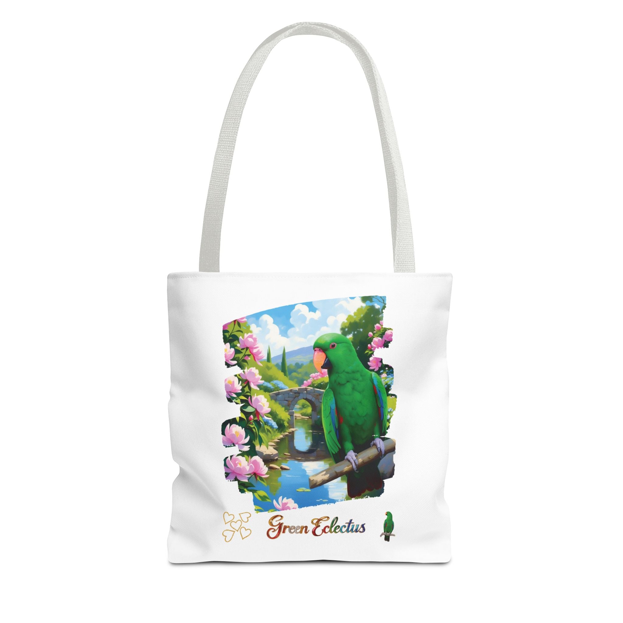 Green Eclectus Nature Scenic Tote Bag