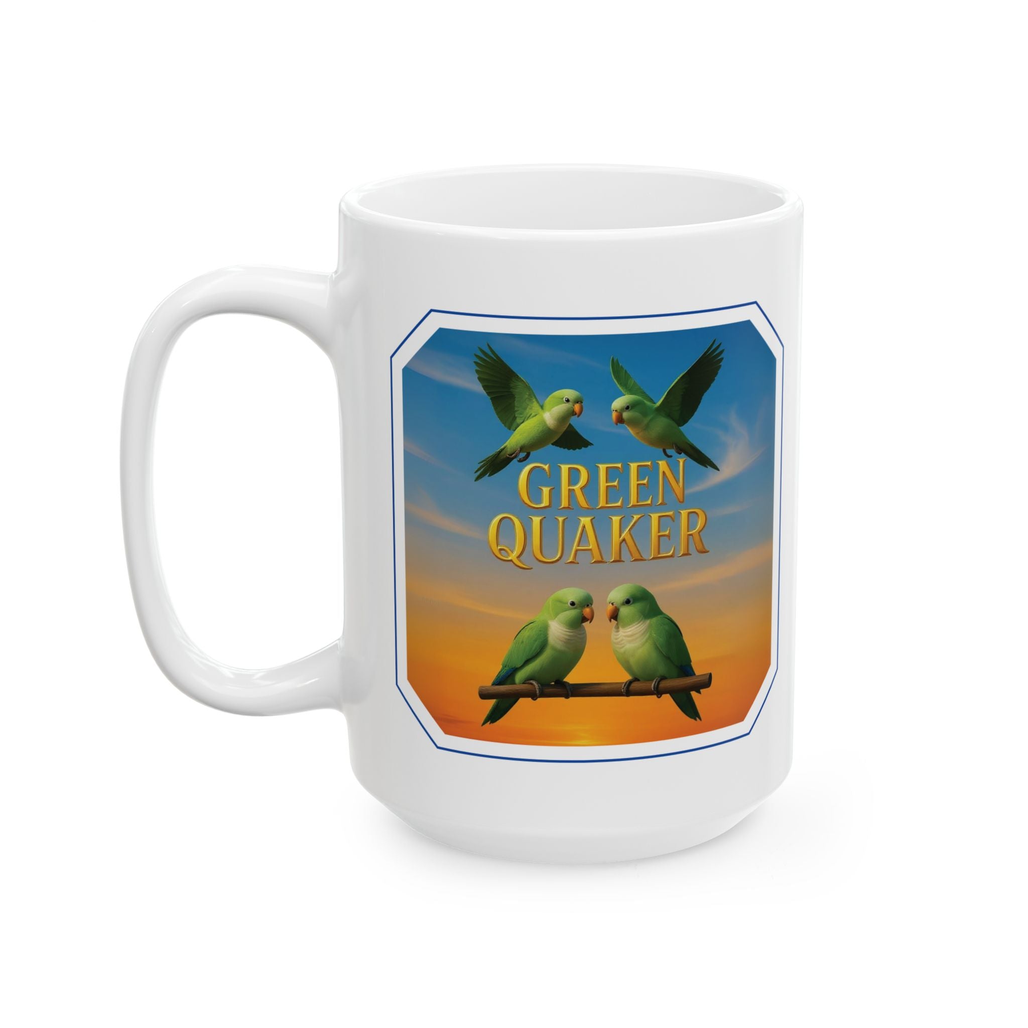 Green Quaker Flying Mug