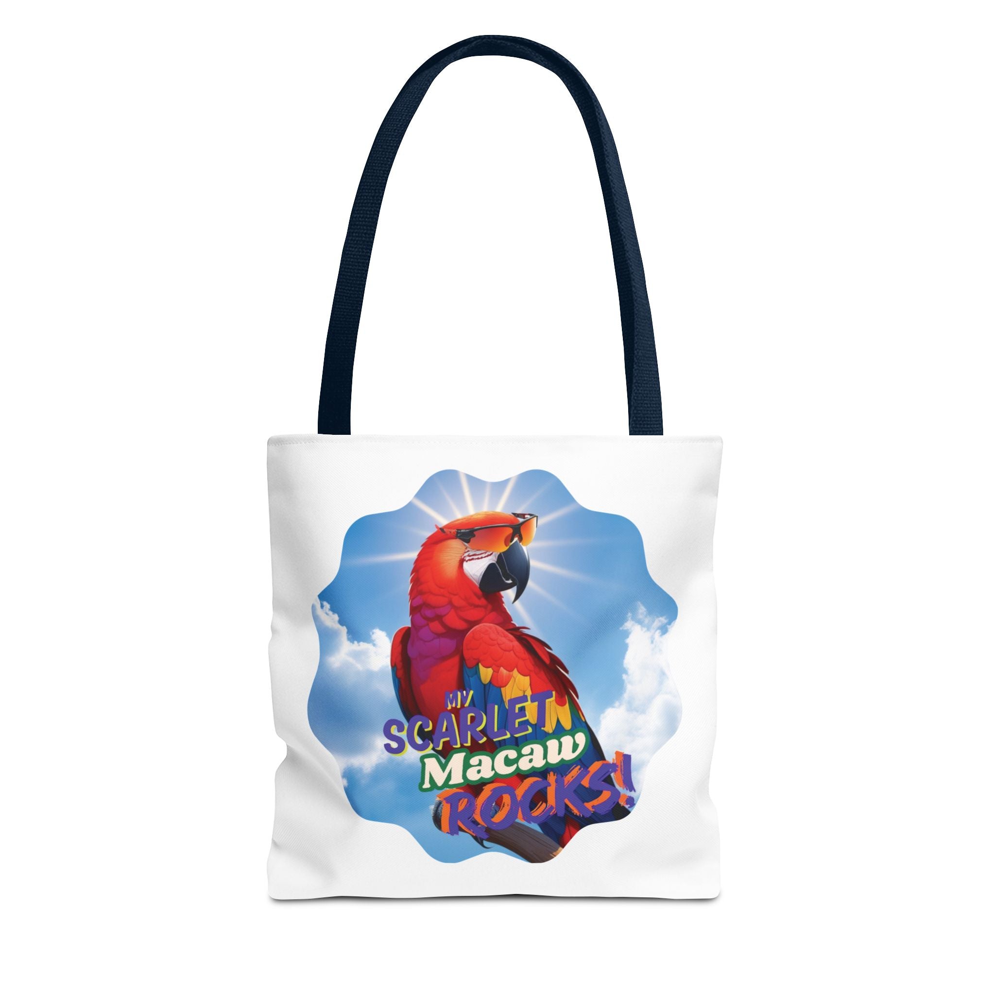 Scarlet Macaw Design Tote Bag