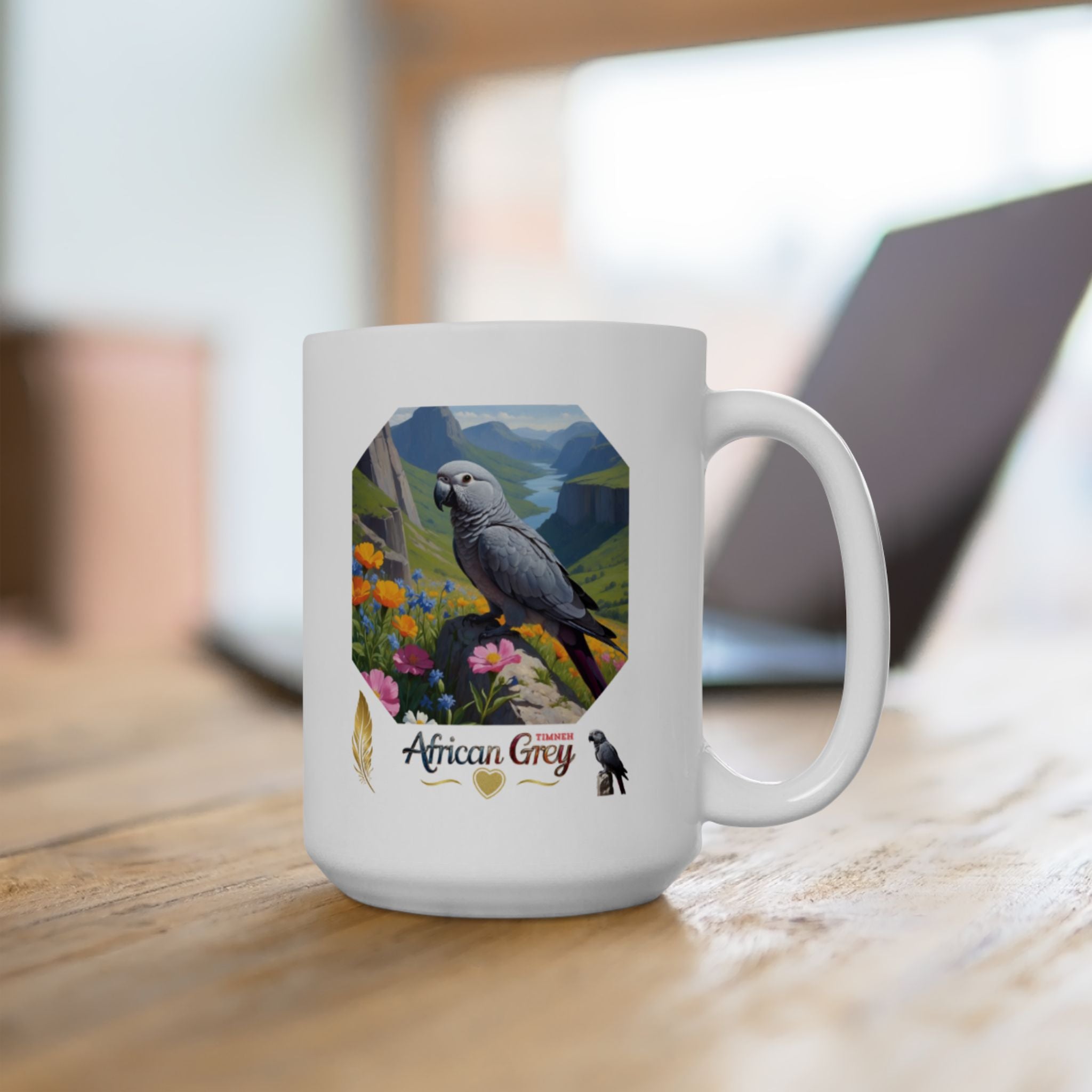 African Grey Timneh Valley Mug