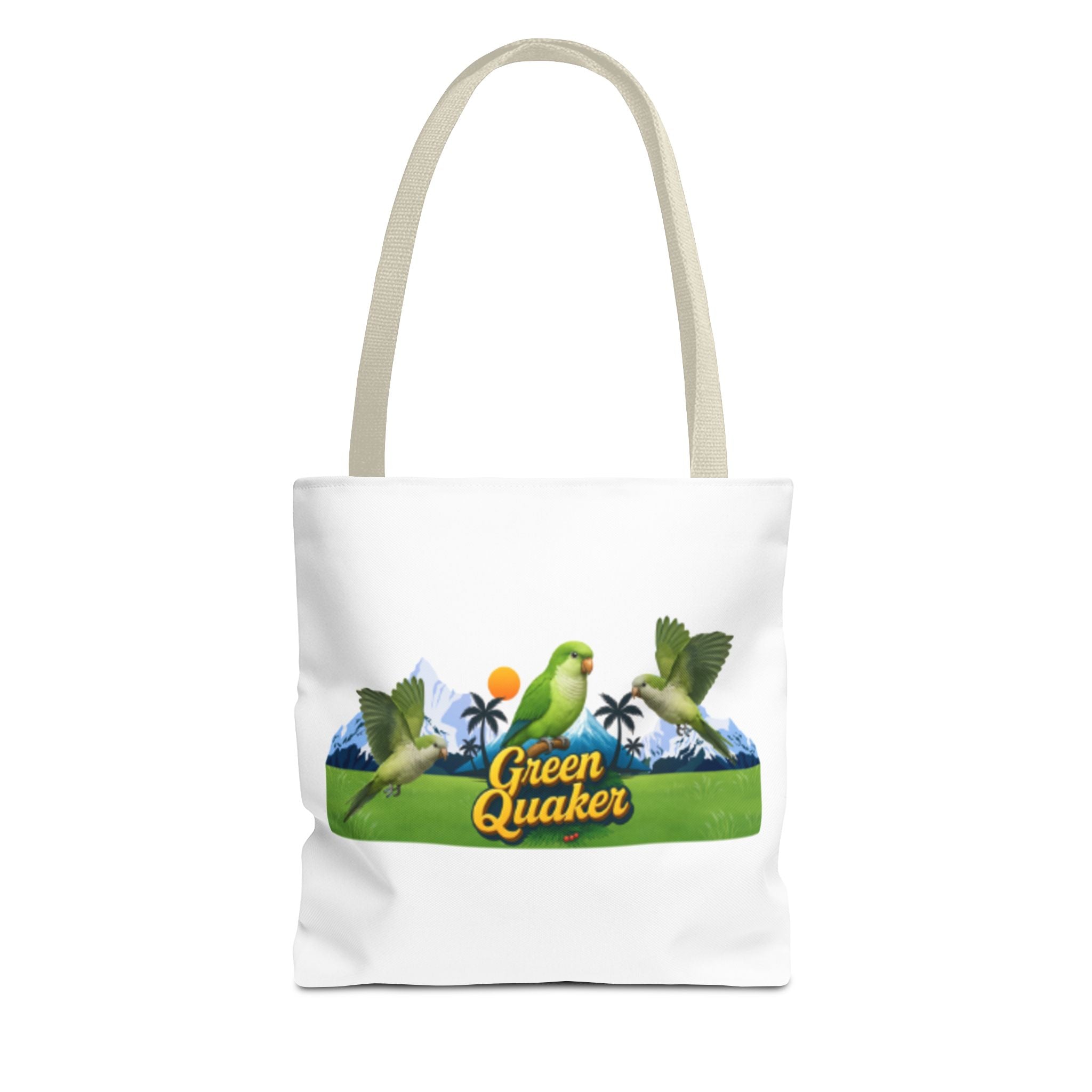 Green Quaker Flying Totes Bag