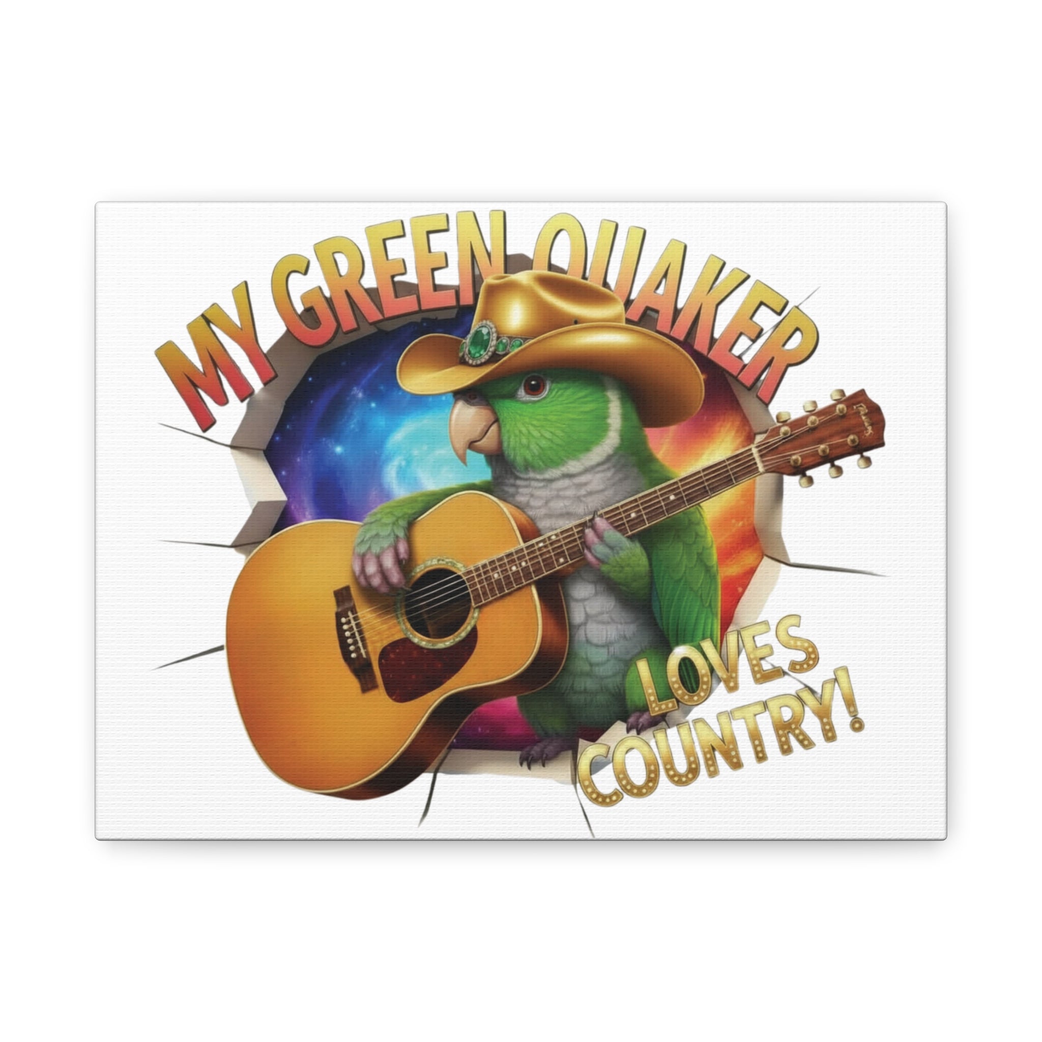 Green Quaker Loves Country Wall-Hanging