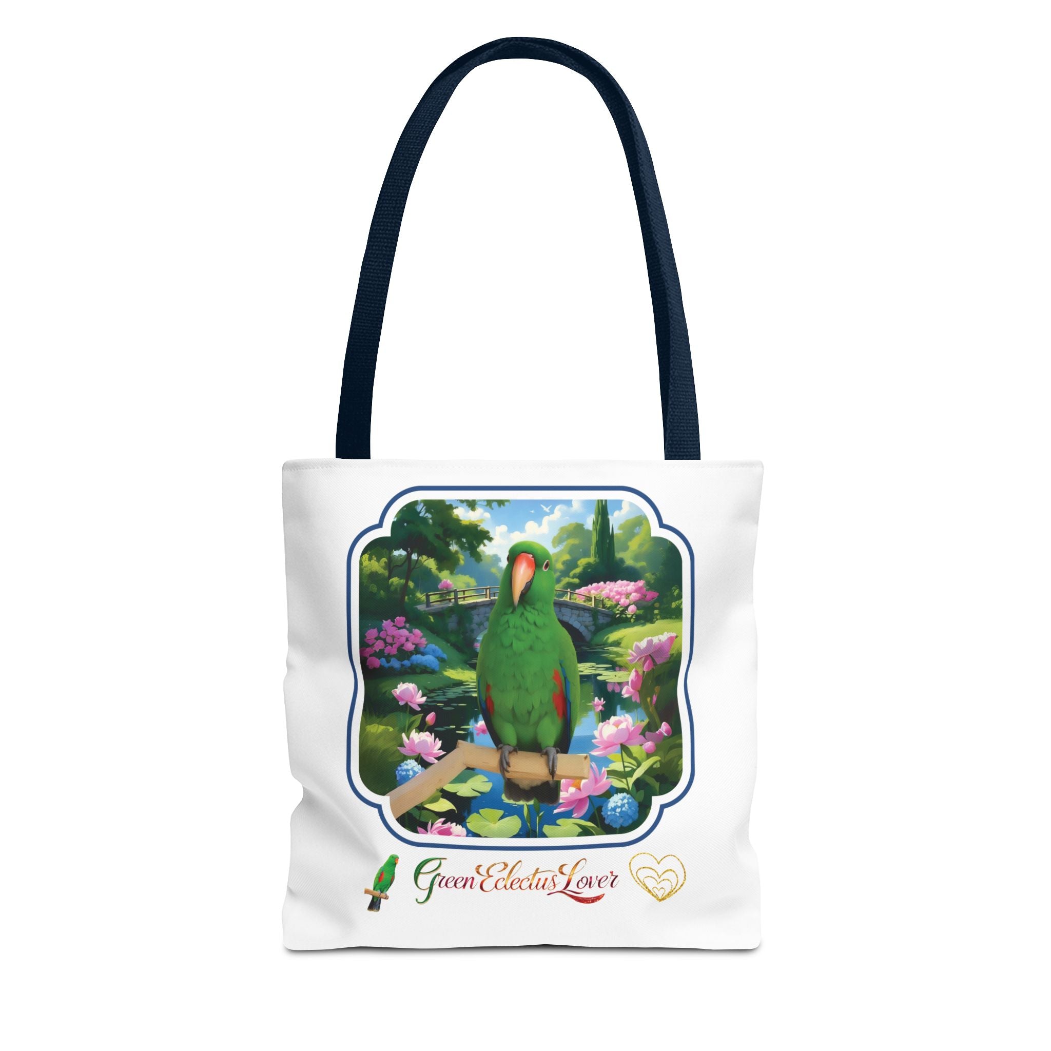 Green Eclectus Tote Bag