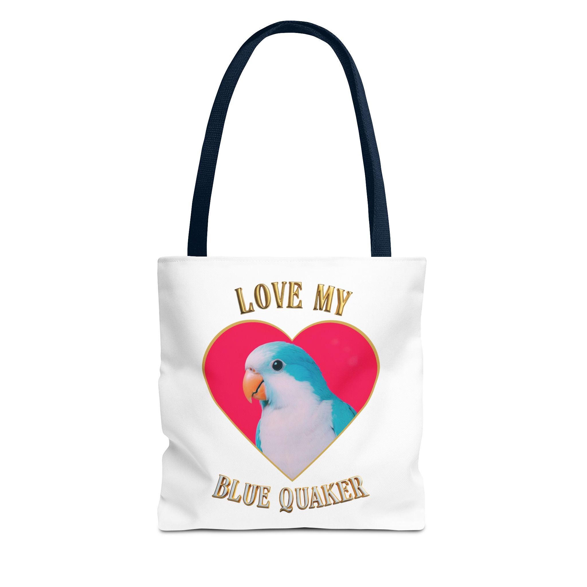 Love My Blue Quaker Heart Tote Bag