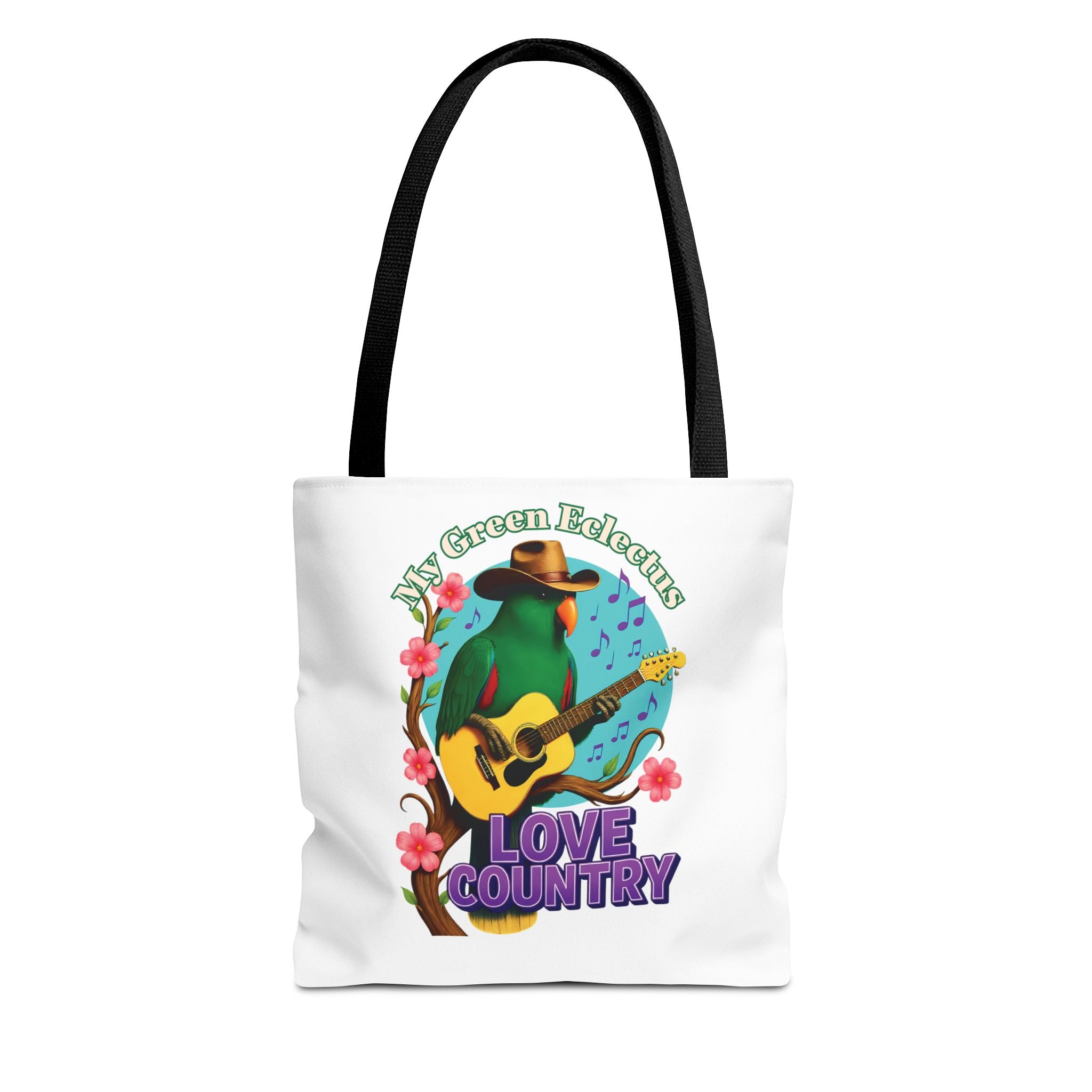 Green Eclectus Tote Bag