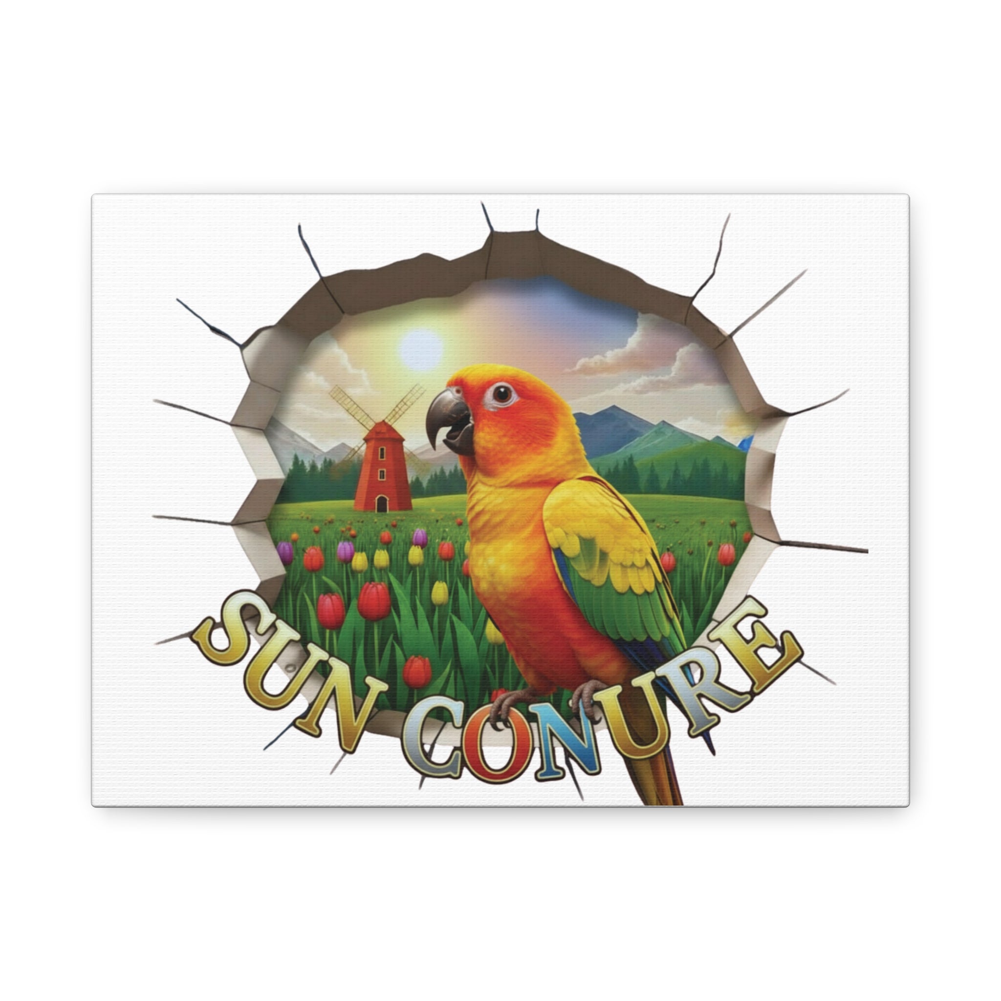 Sun Conure Breakthrough Wall-Hanging