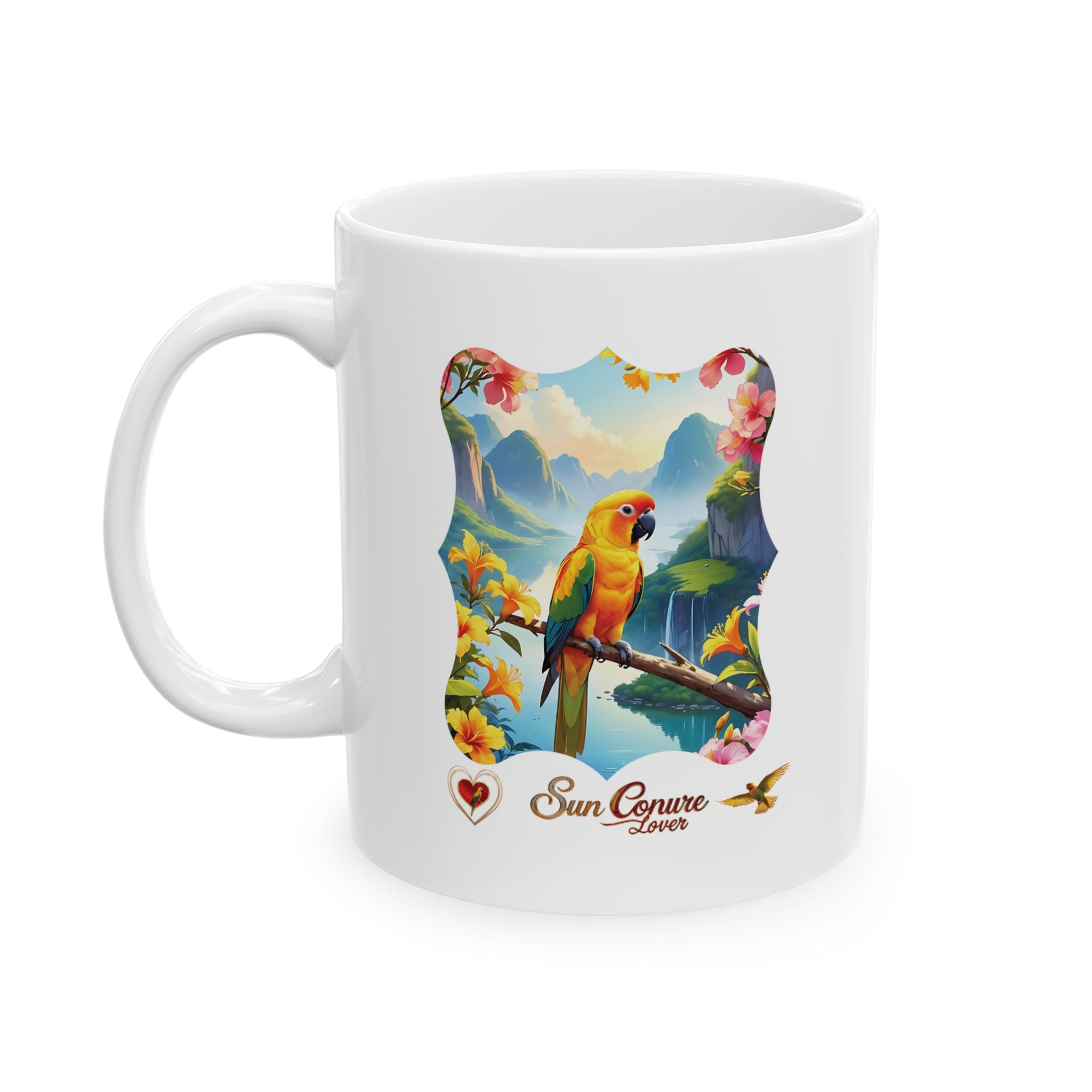 Sun Conure Lover Valley Mug