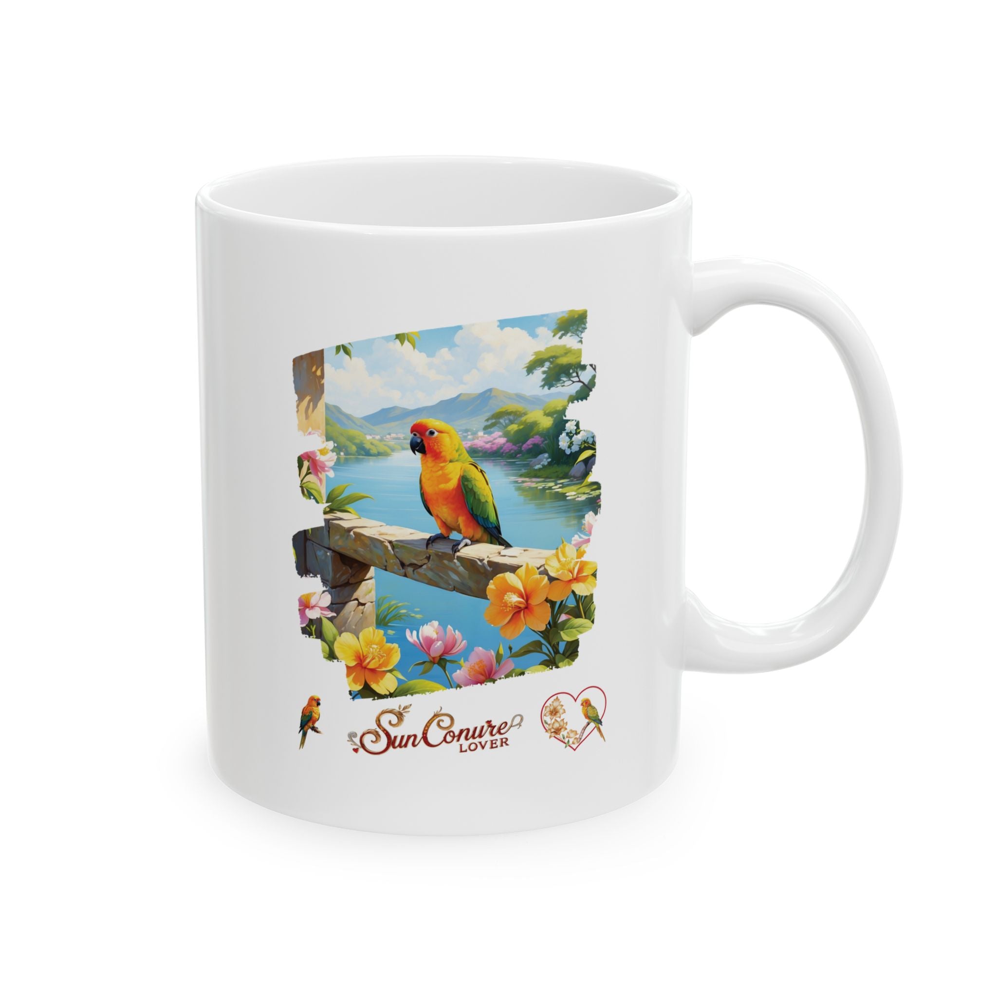Sun Conure Lover Nature Mug