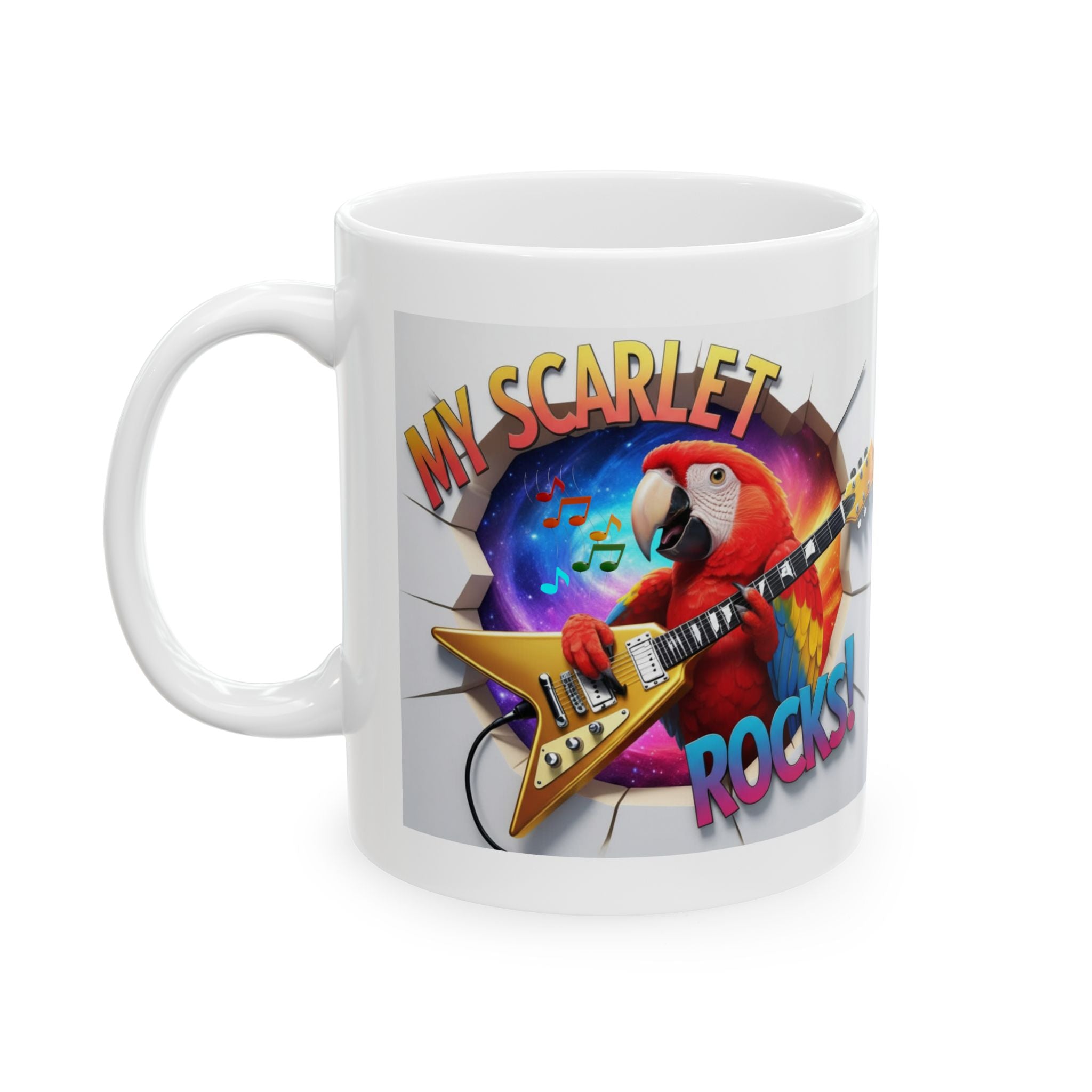My Scarlet Rocks Guitar Mug