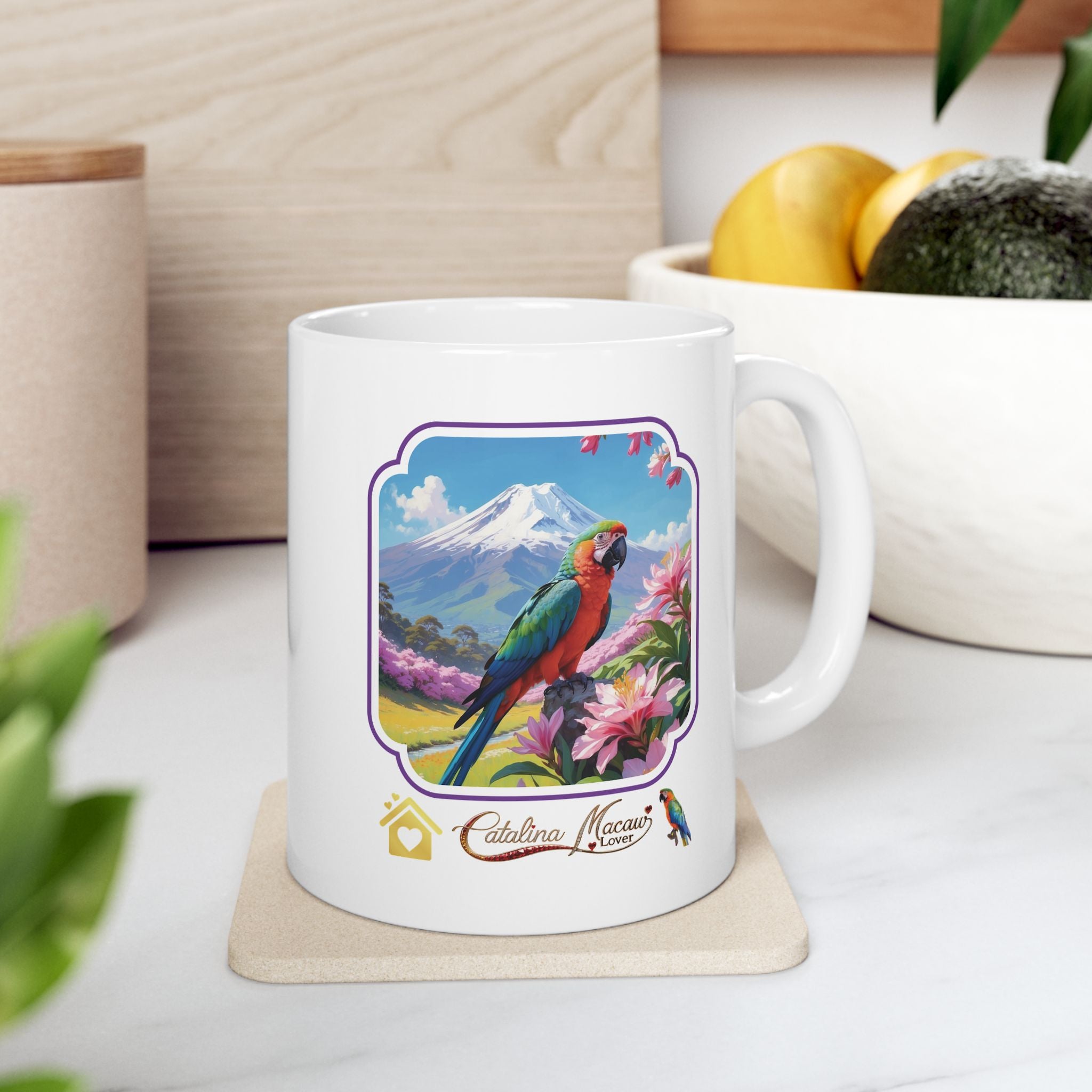 Mountain Catalina Macaw Lover Mug