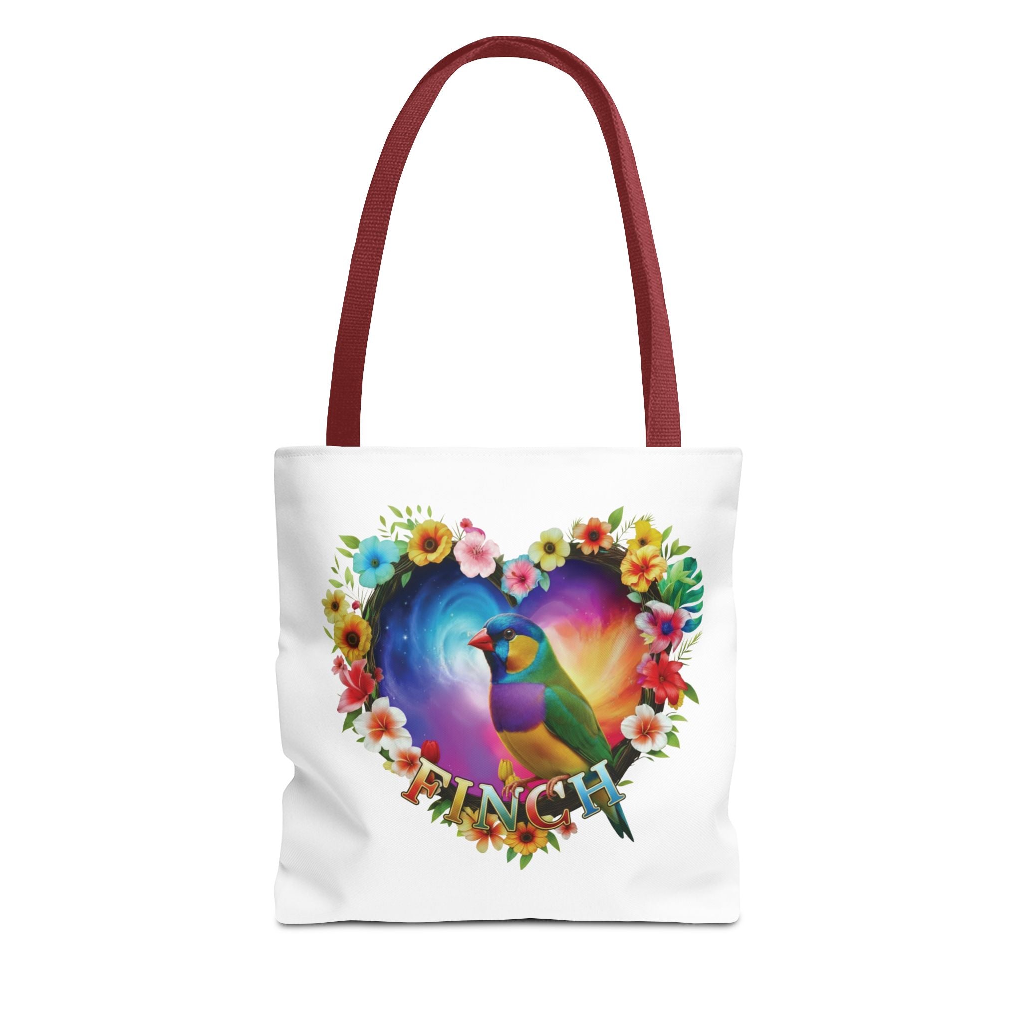 Rainbow Finch Tote Bag