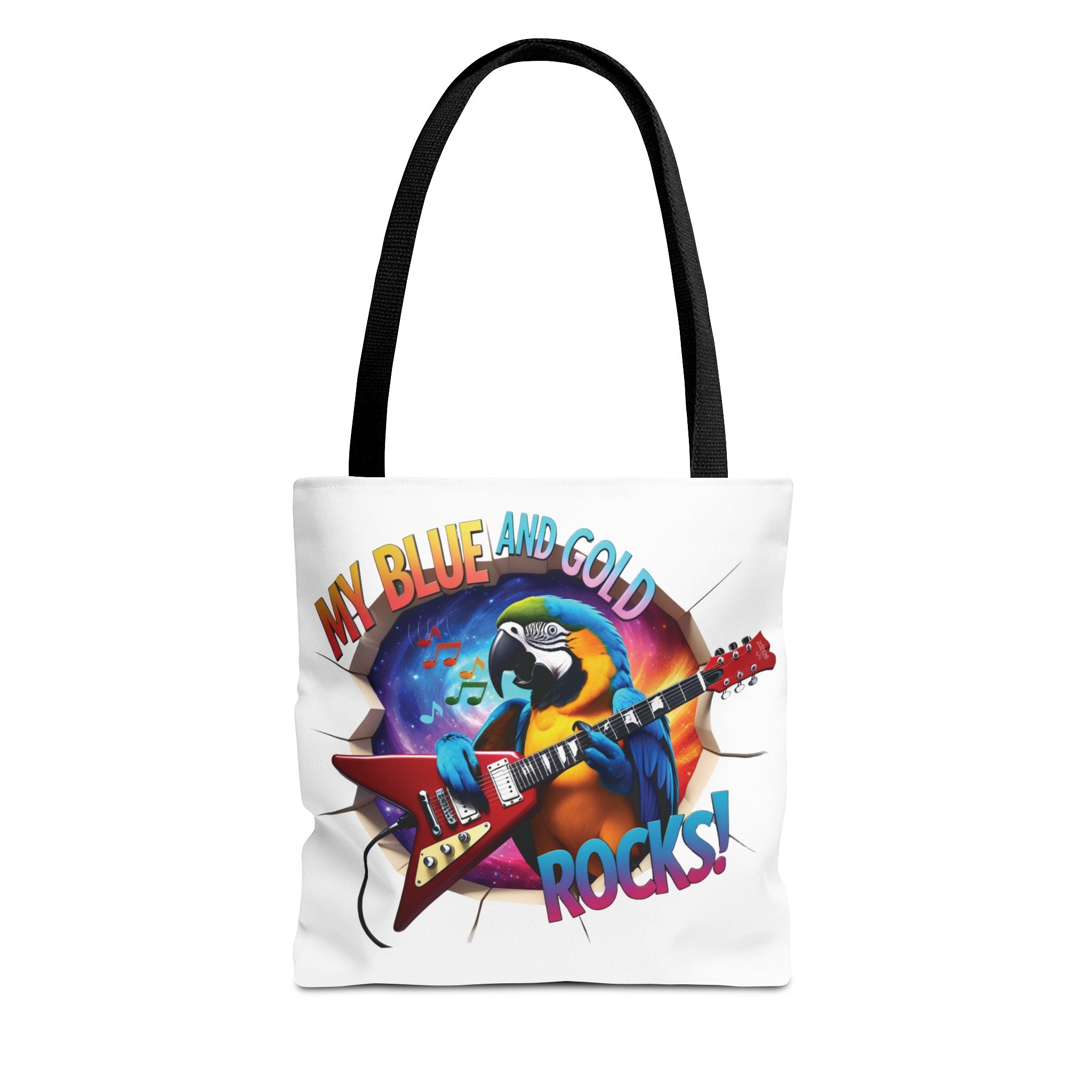 Blue And Gold Rocks Tote Bag