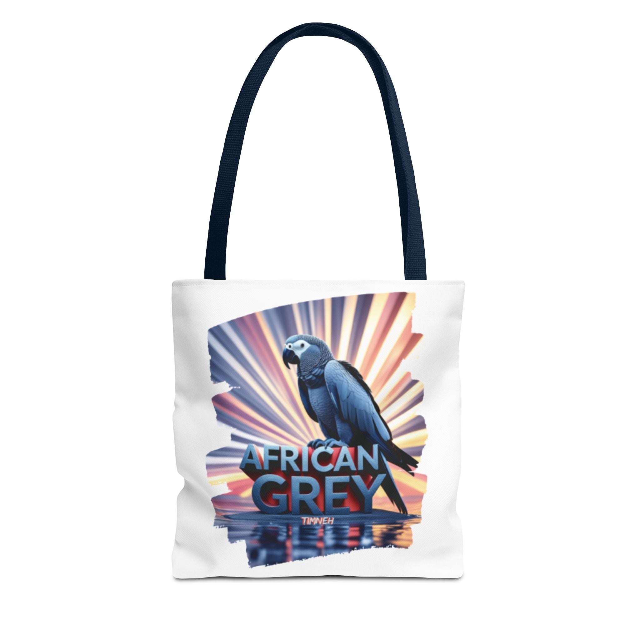 Rainbow African Grey Timneh Tote Bag