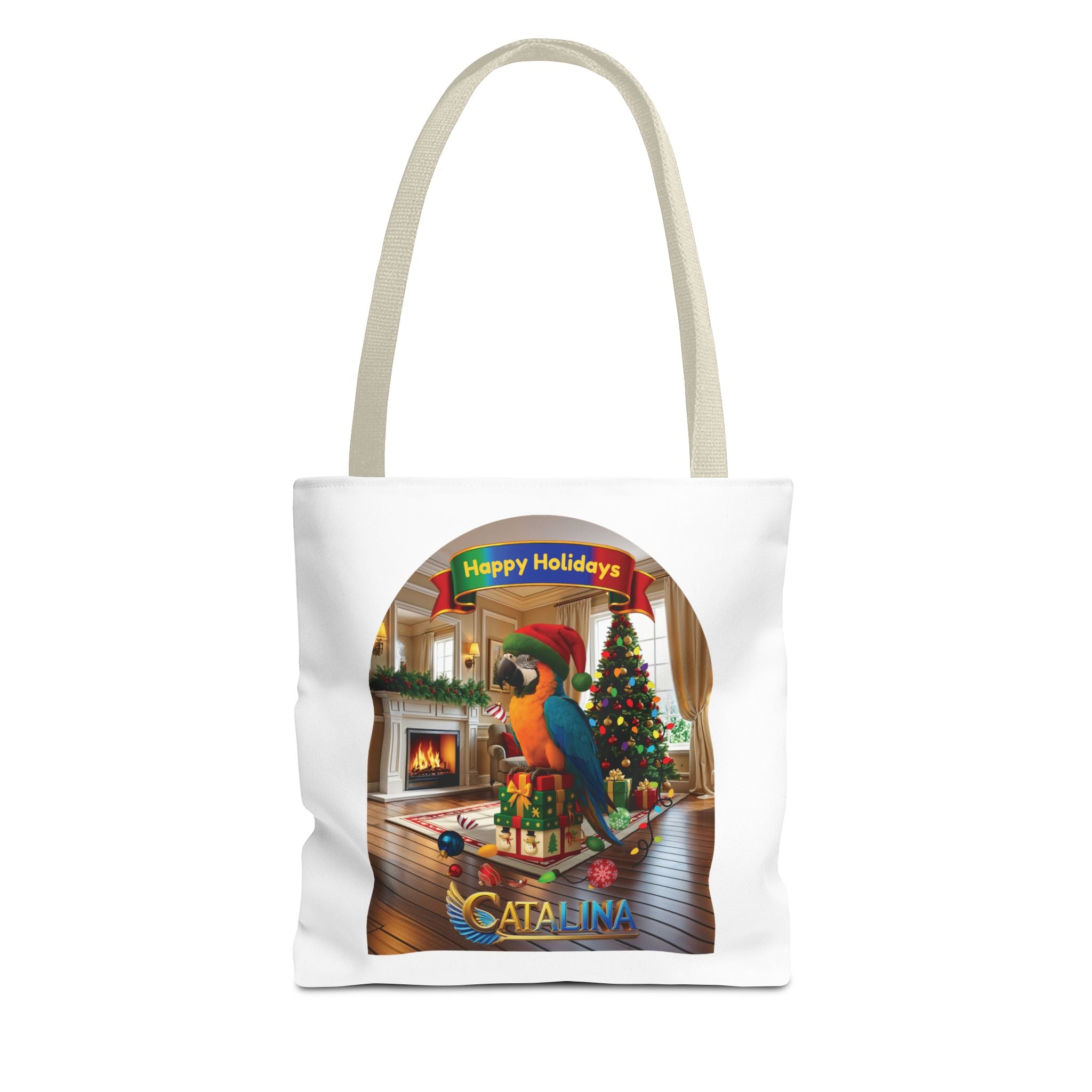 Happy Holidays Catalina Tote Bag