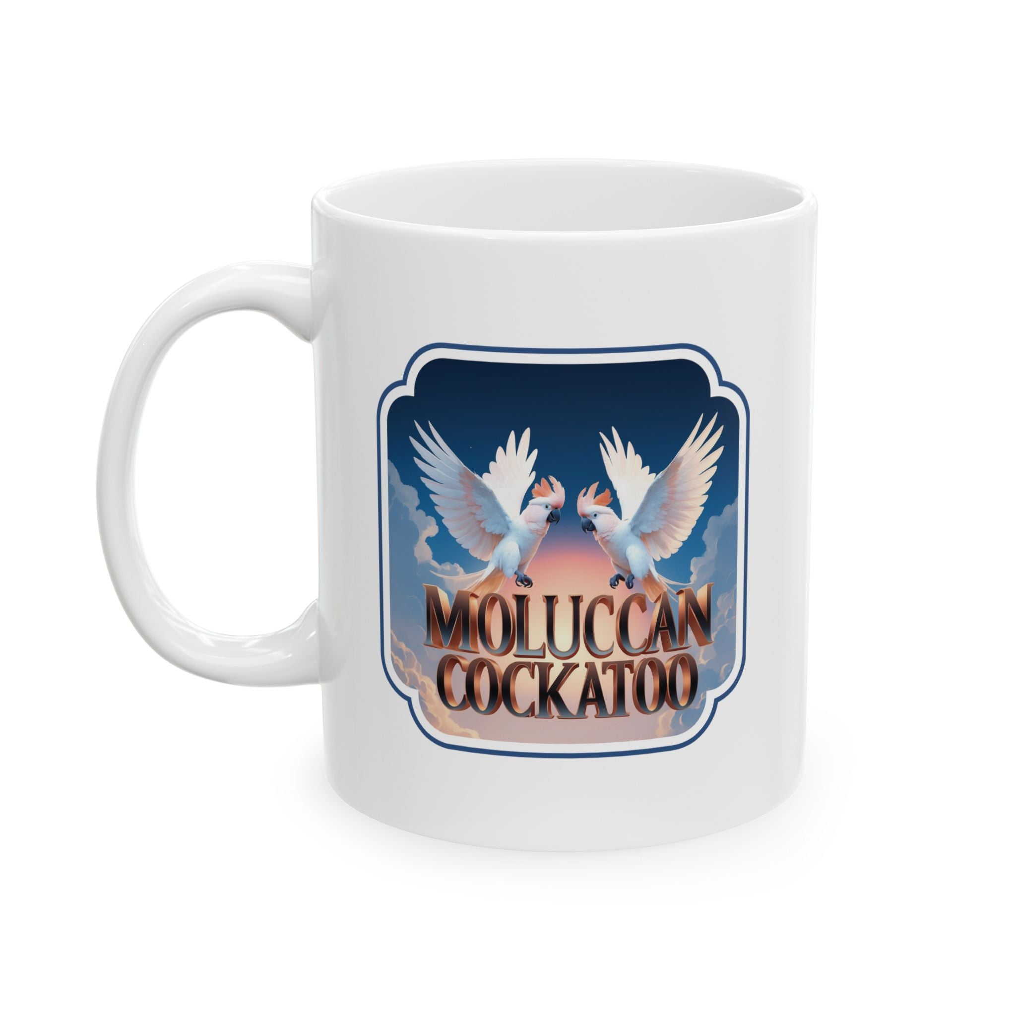 Moluccan Cockatoo Flying Mug