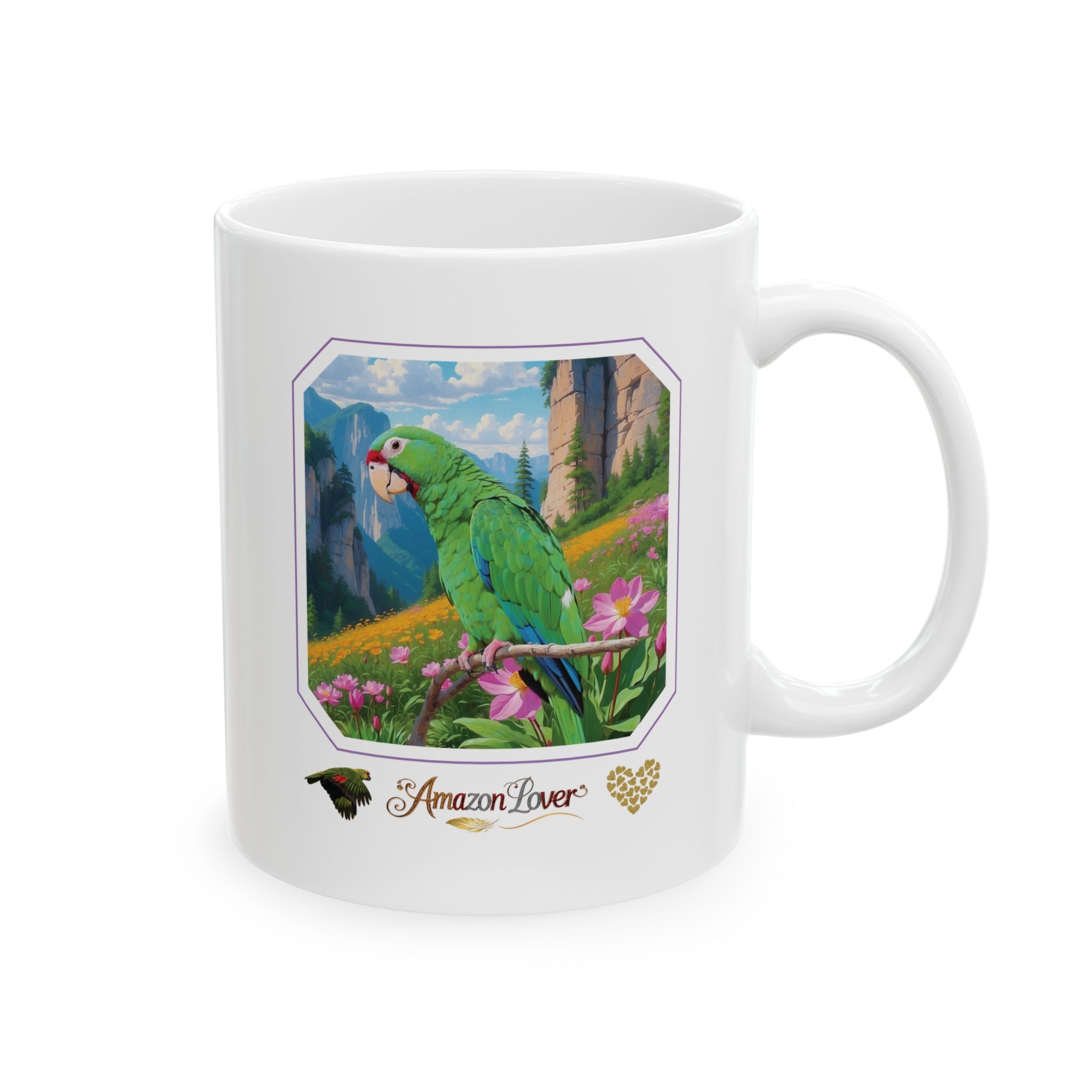 Amazon Lover Floral Scenic Mug