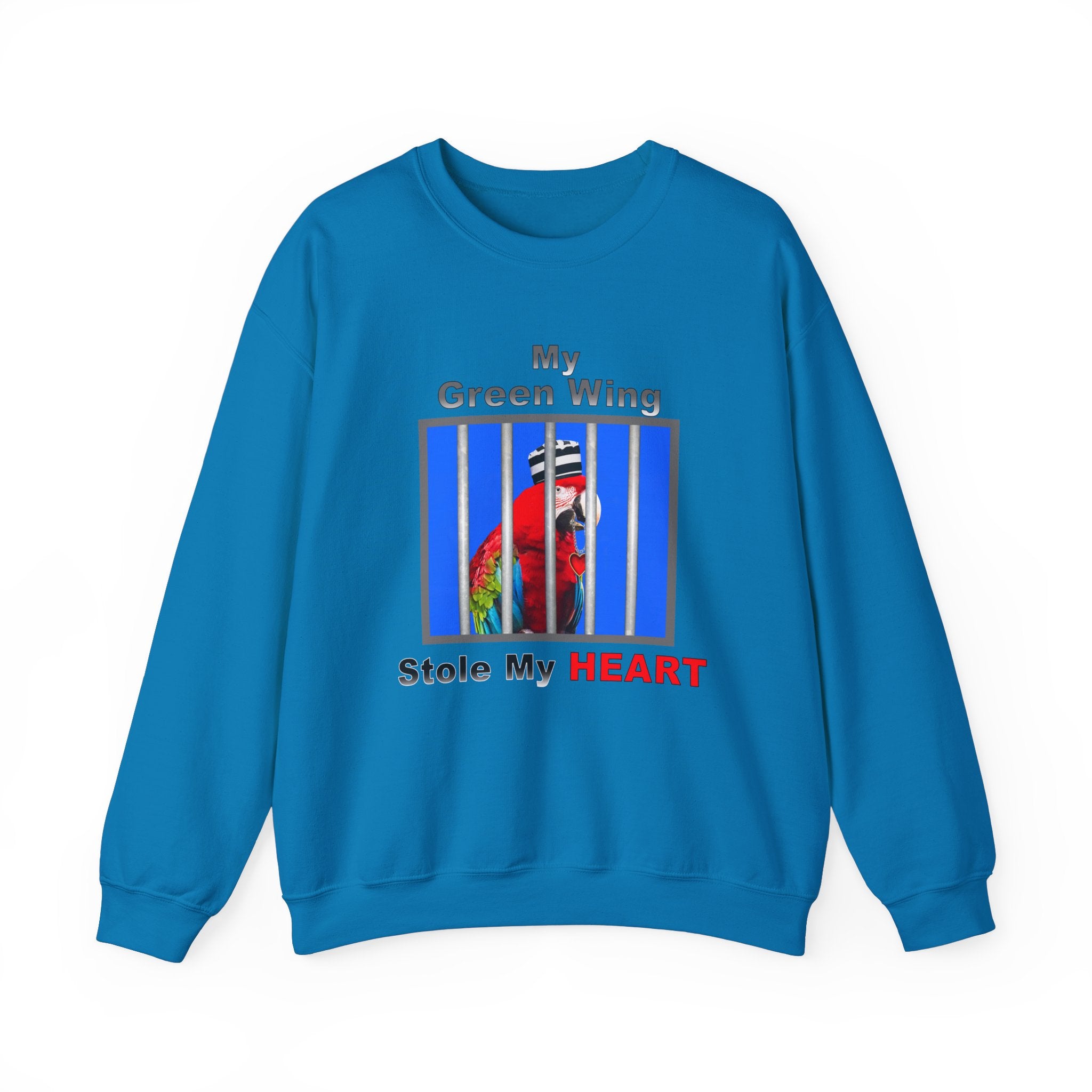 My Green Winged Stole My Heart Sweatshirt