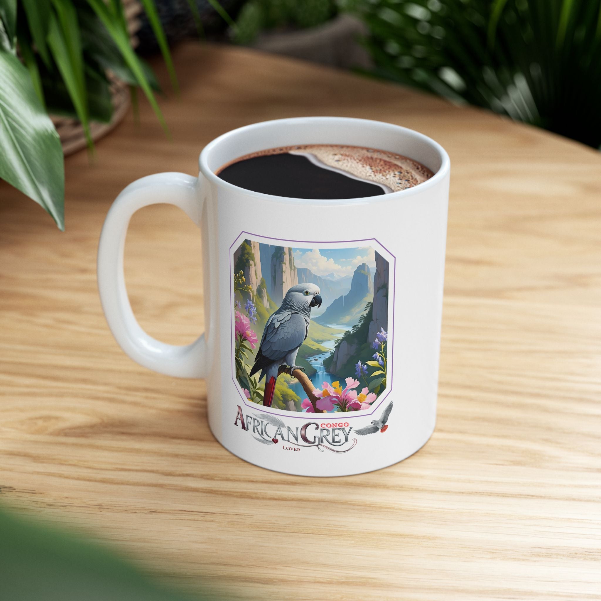 African Grey Congo Mug