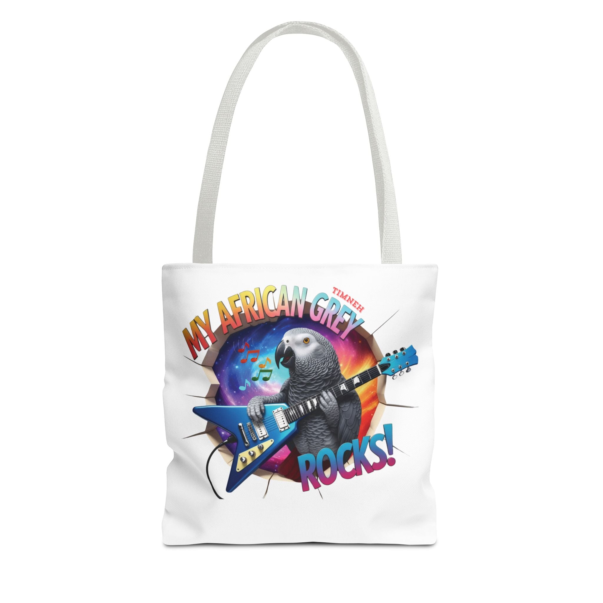 African Grey Timneh Rocks Tote Bag