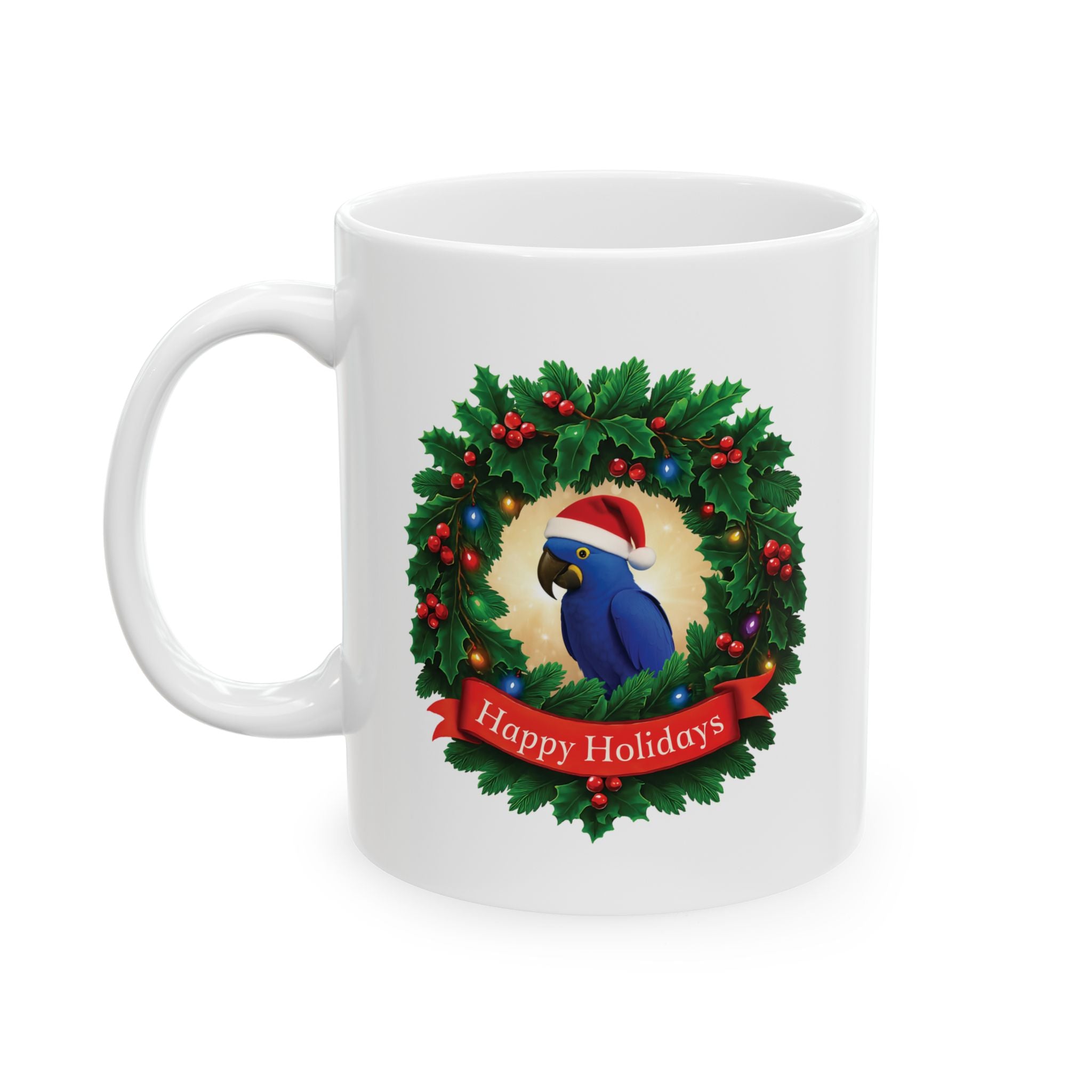 Happy Holidays Hyacinth Mug