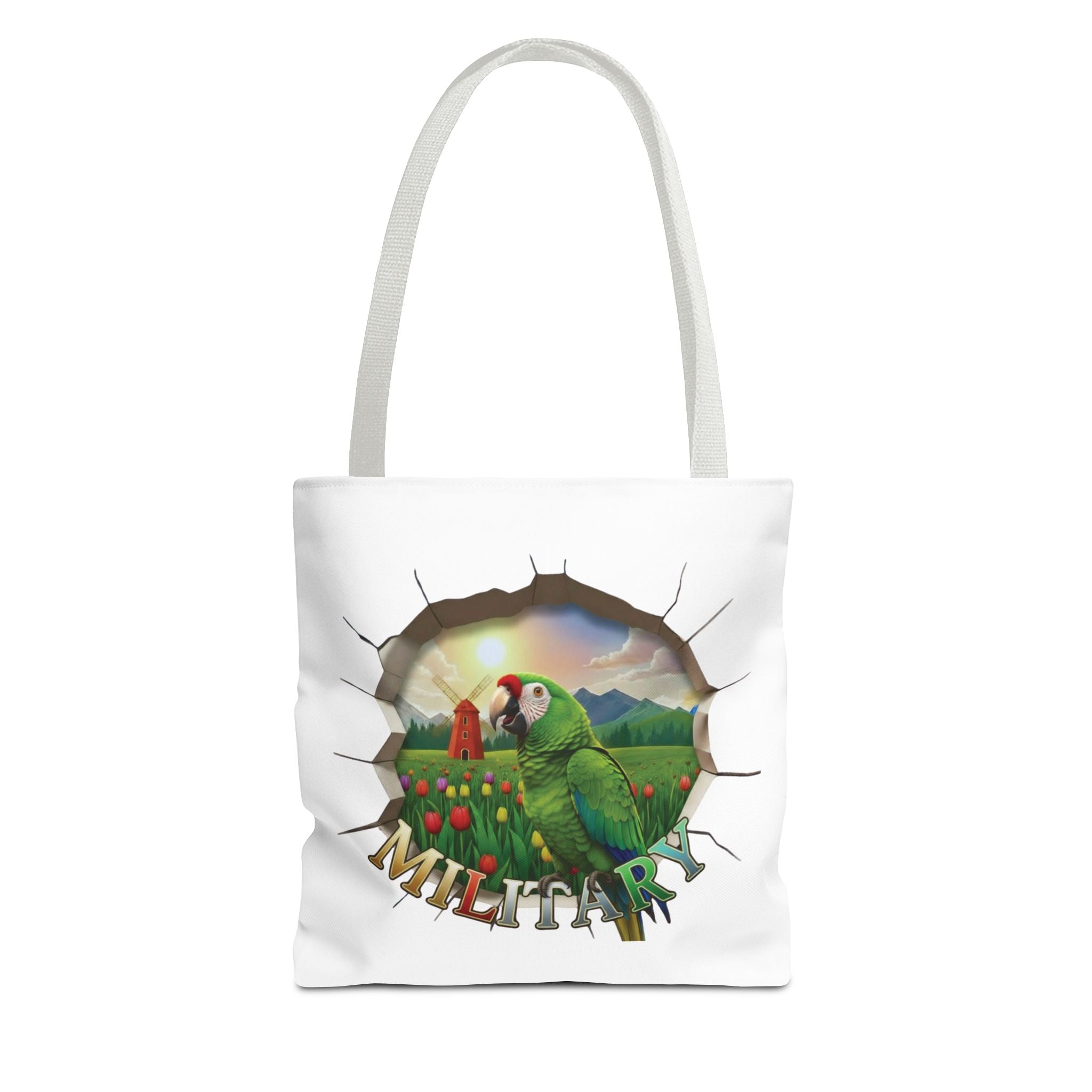 Military Bird Art Tote Bag