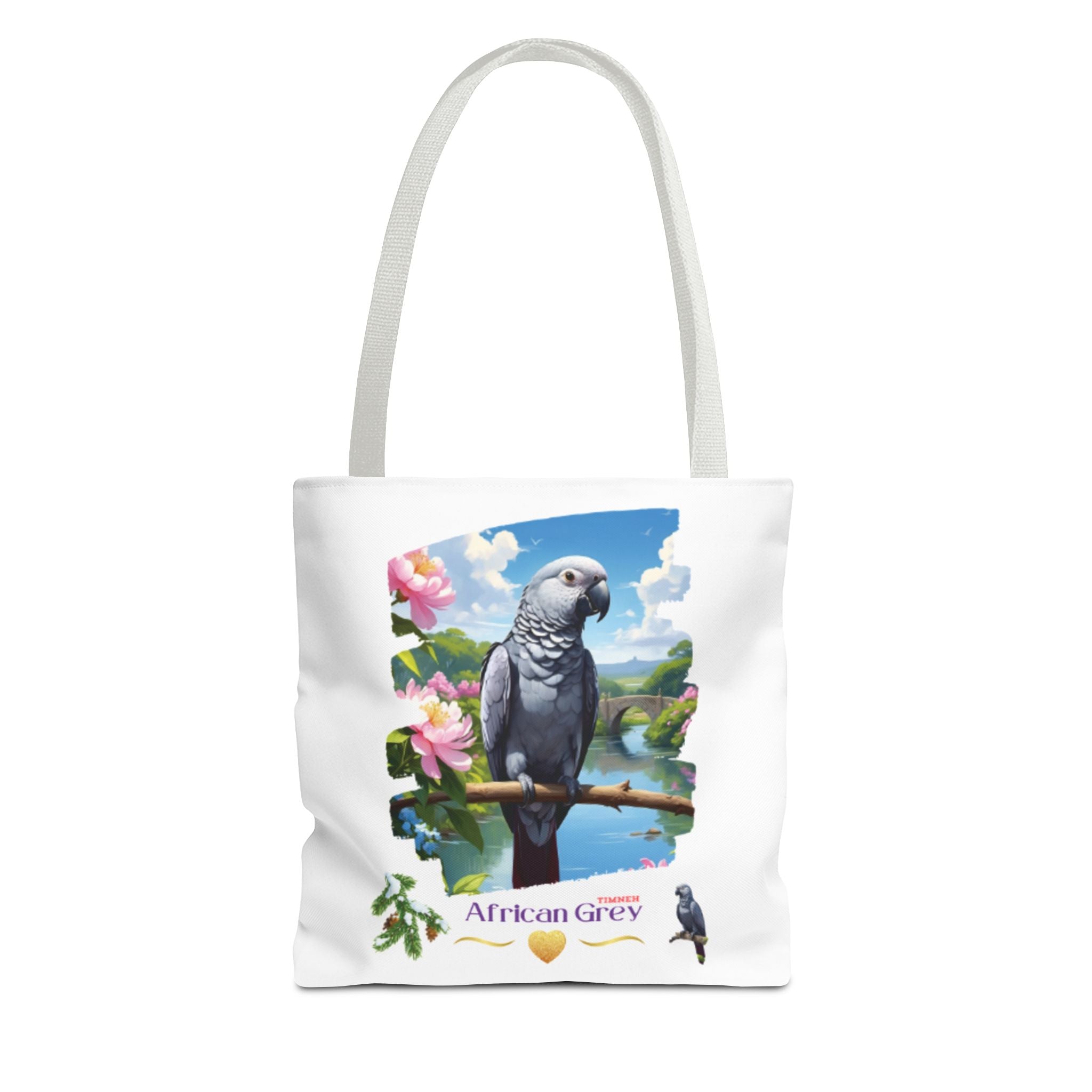 Nature African Grey Timneh Tote Bag
