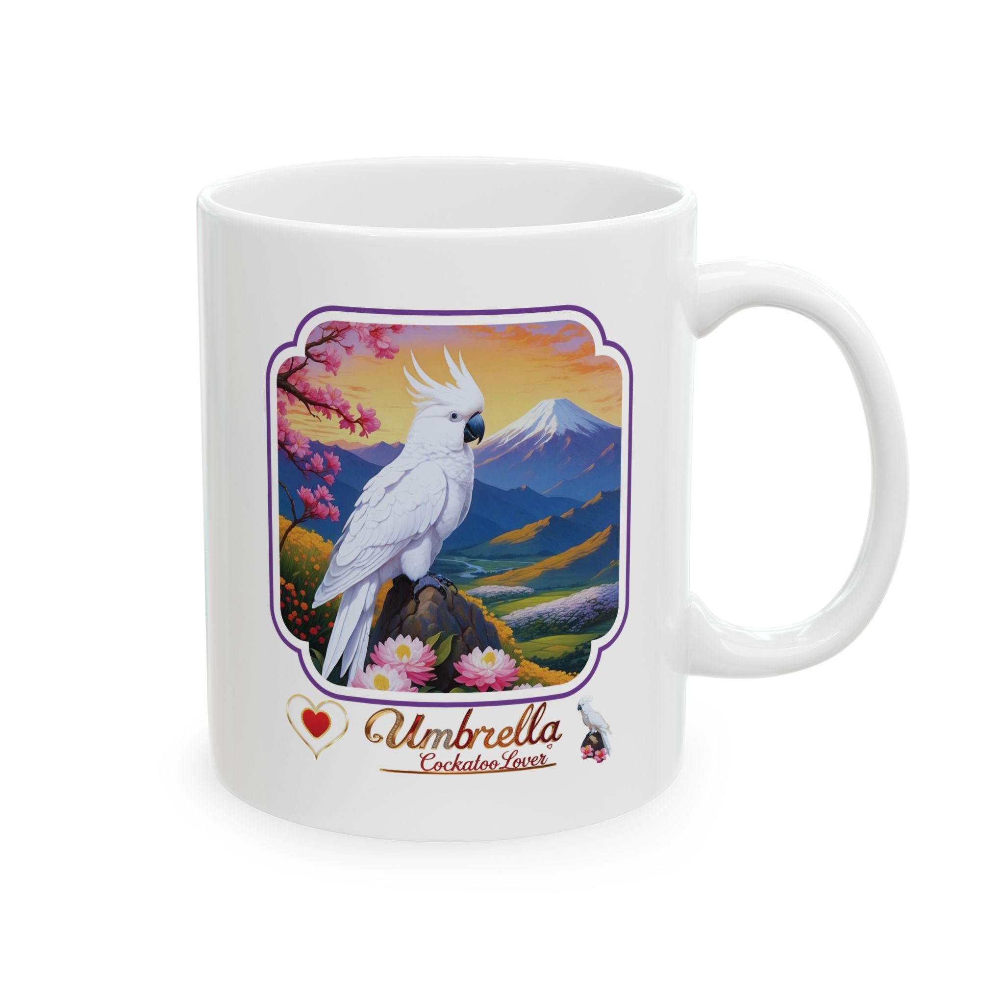 Mountain Umbrella Cockatoo Lover Mug