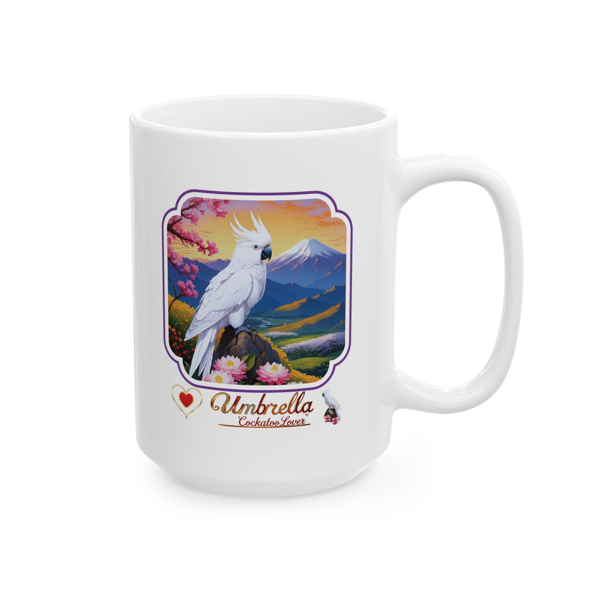 Mountain Umbrella Cockatoo Lover Mug