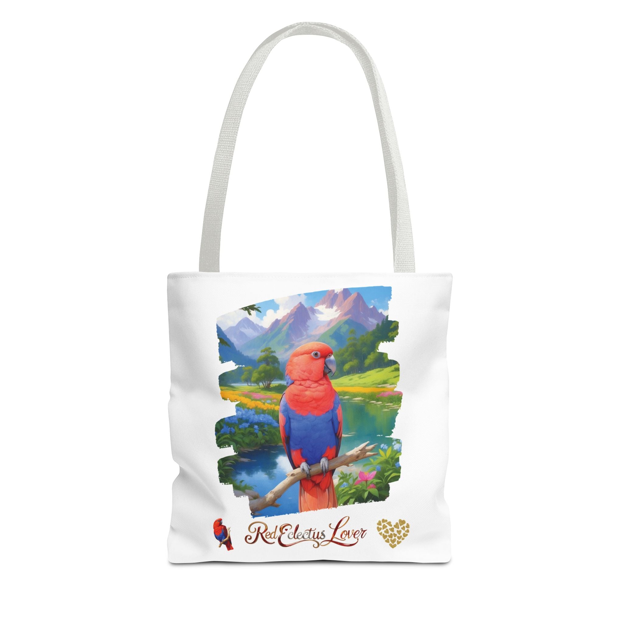 Red Eclectus Lover Nature Scenic Tote Bag
