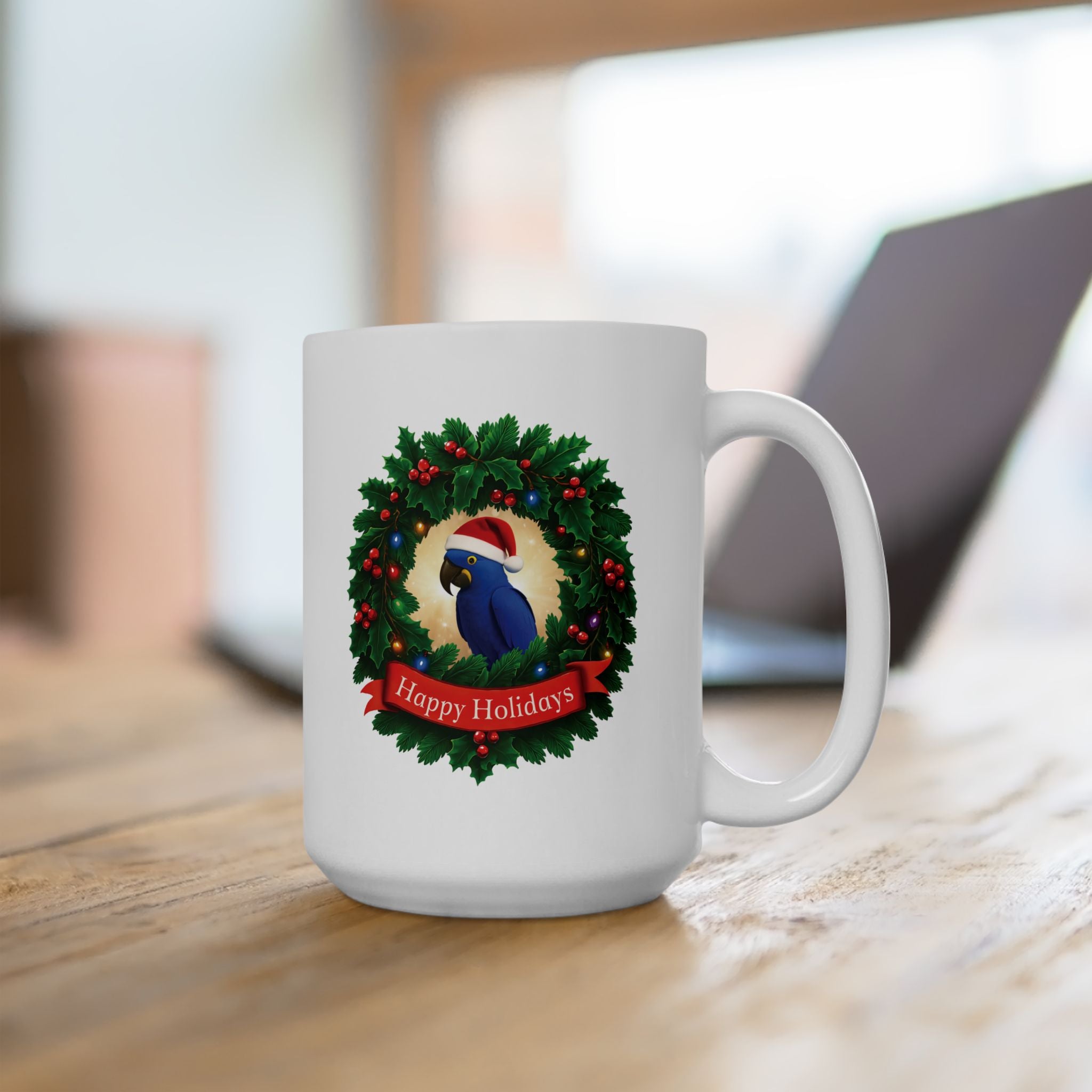 Happy Holidays Hyacinth Mug