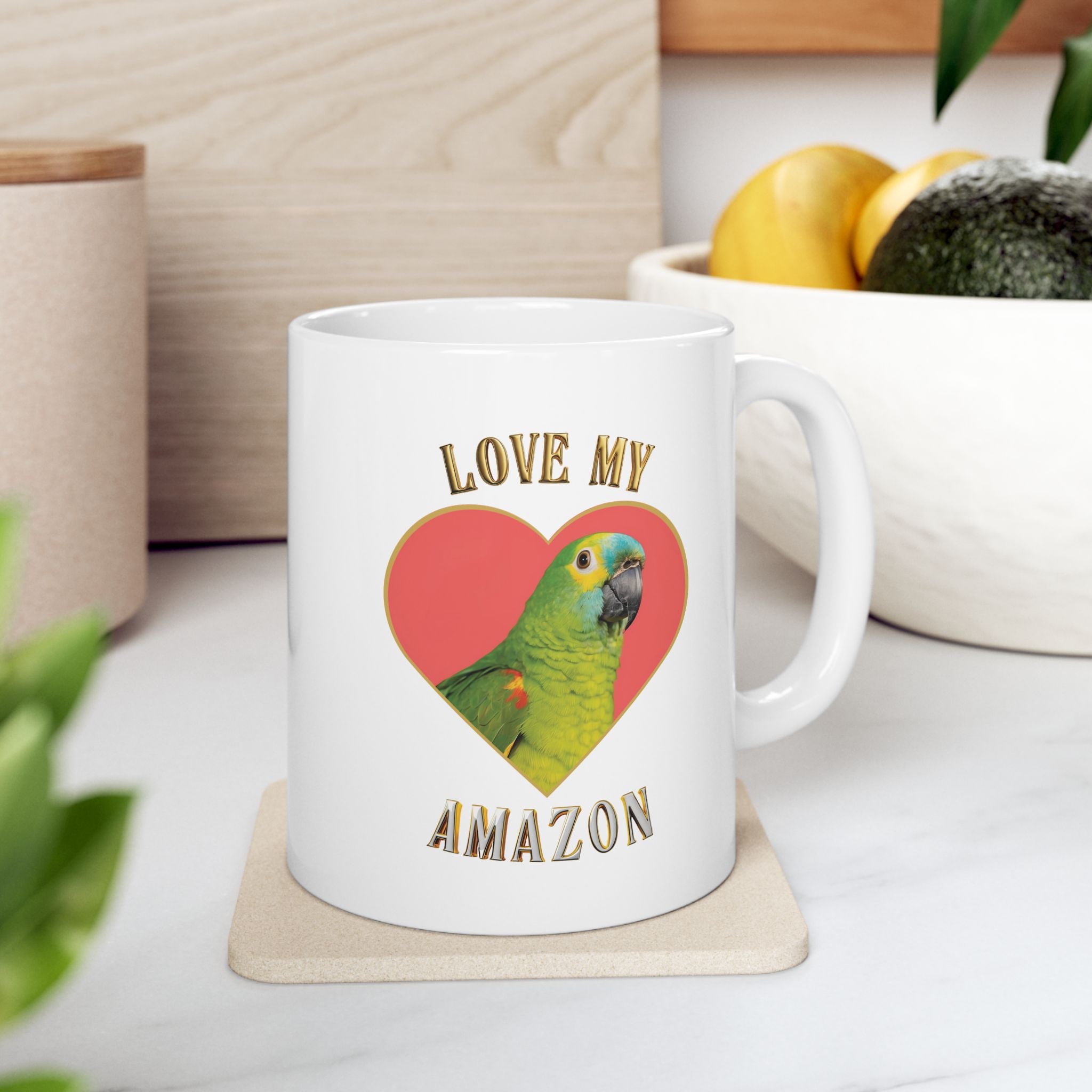 Love My Amazon Heart Mug