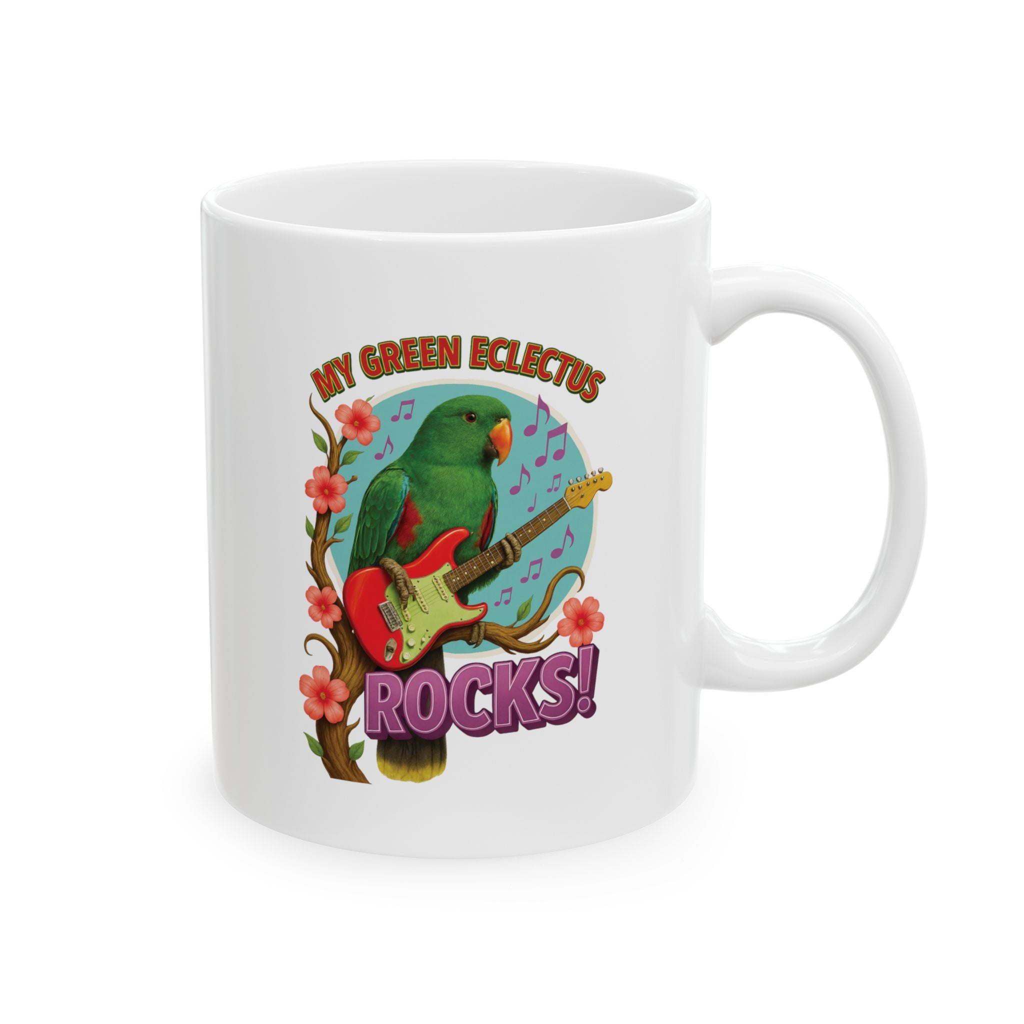 Green Eclectus Mug