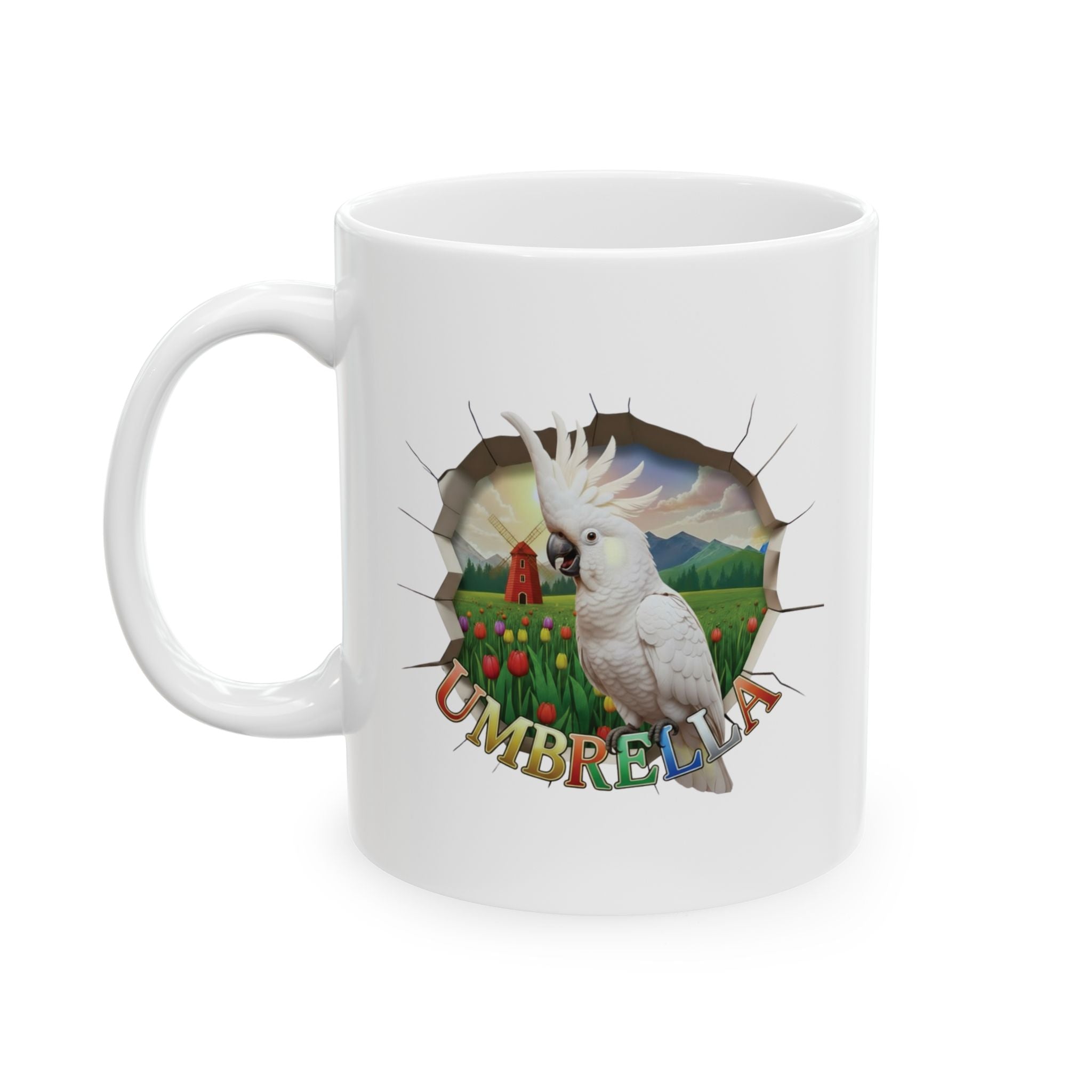 Umbrella Tulip Field Mug